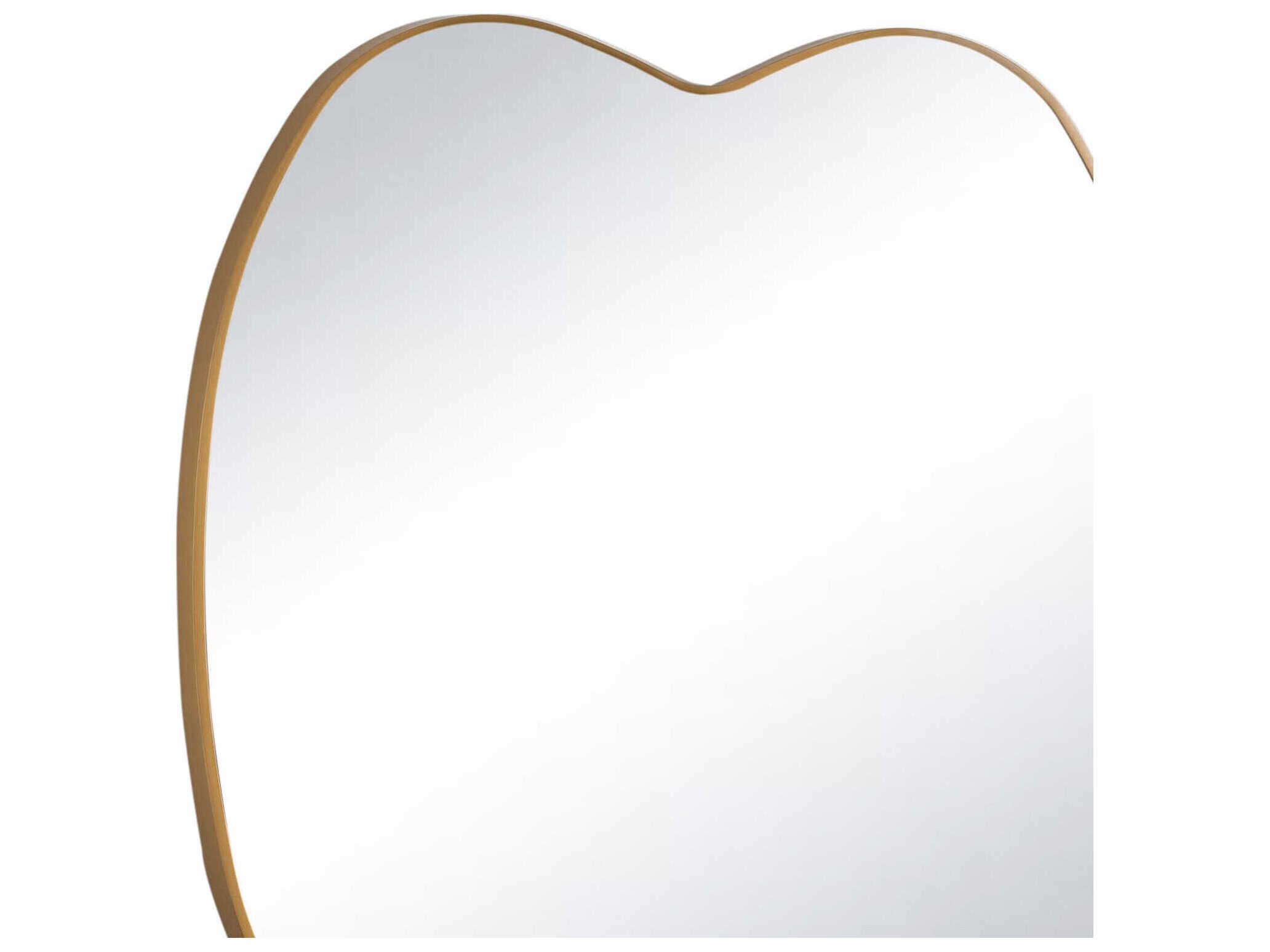 Regina Andrew Mela Natural Brass Oval Wall Mirror