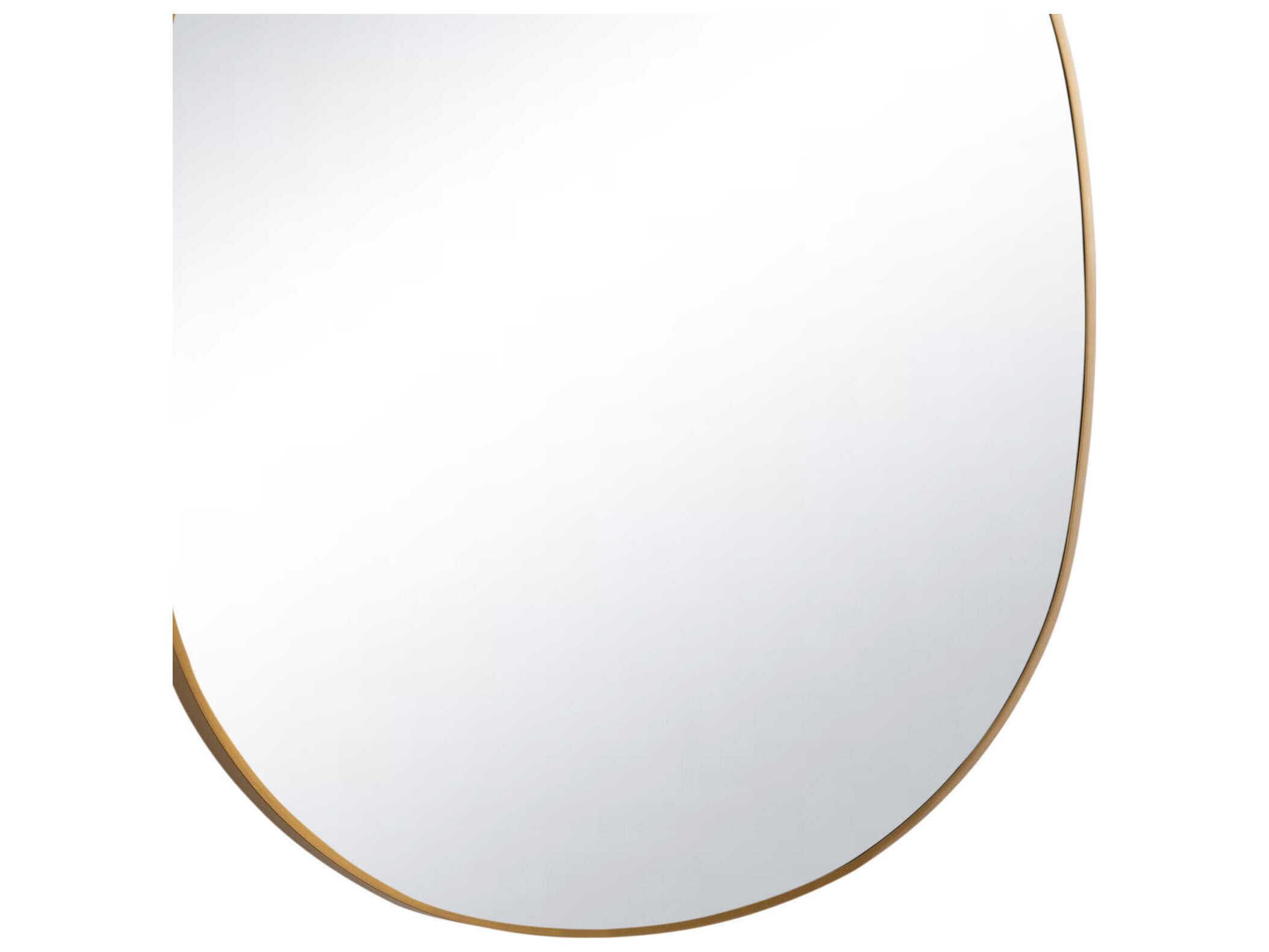 Regina Andrew Mela Natural Brass Oval Wall Mirror