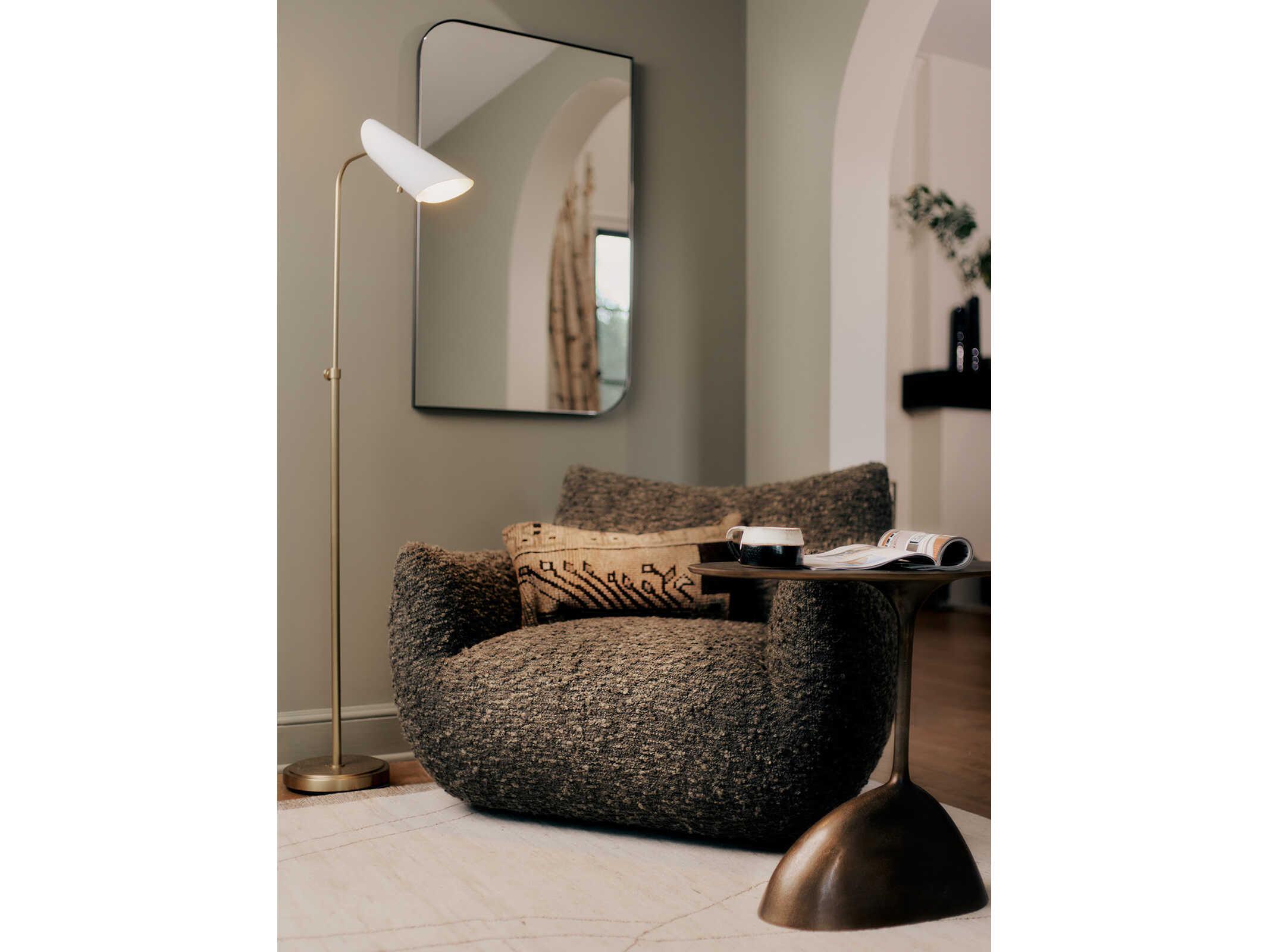 Regina Andrew Amara Blackened Steel Wall Mirror