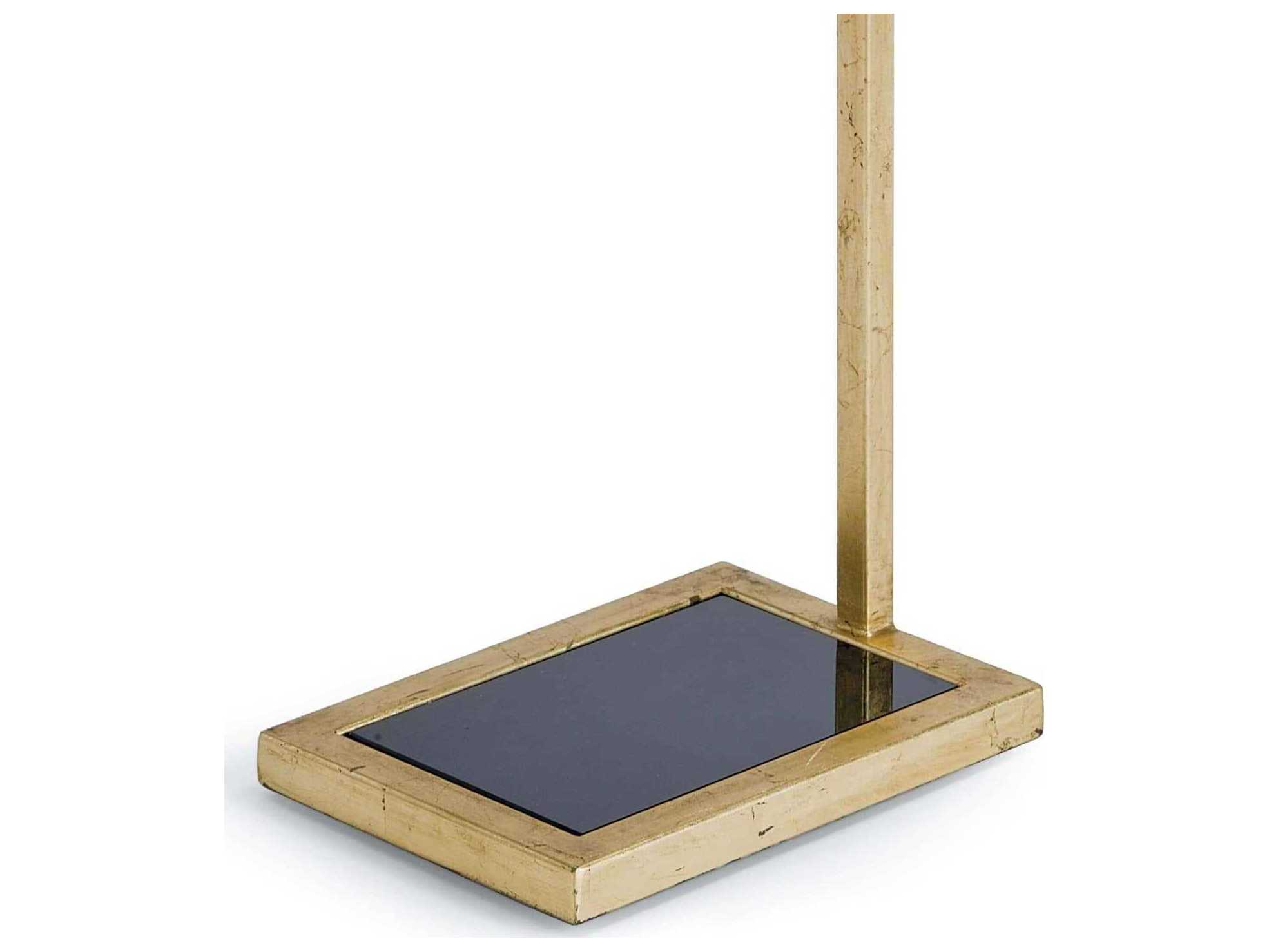 Regina Andrew Rectangular Gold Leaf End Table