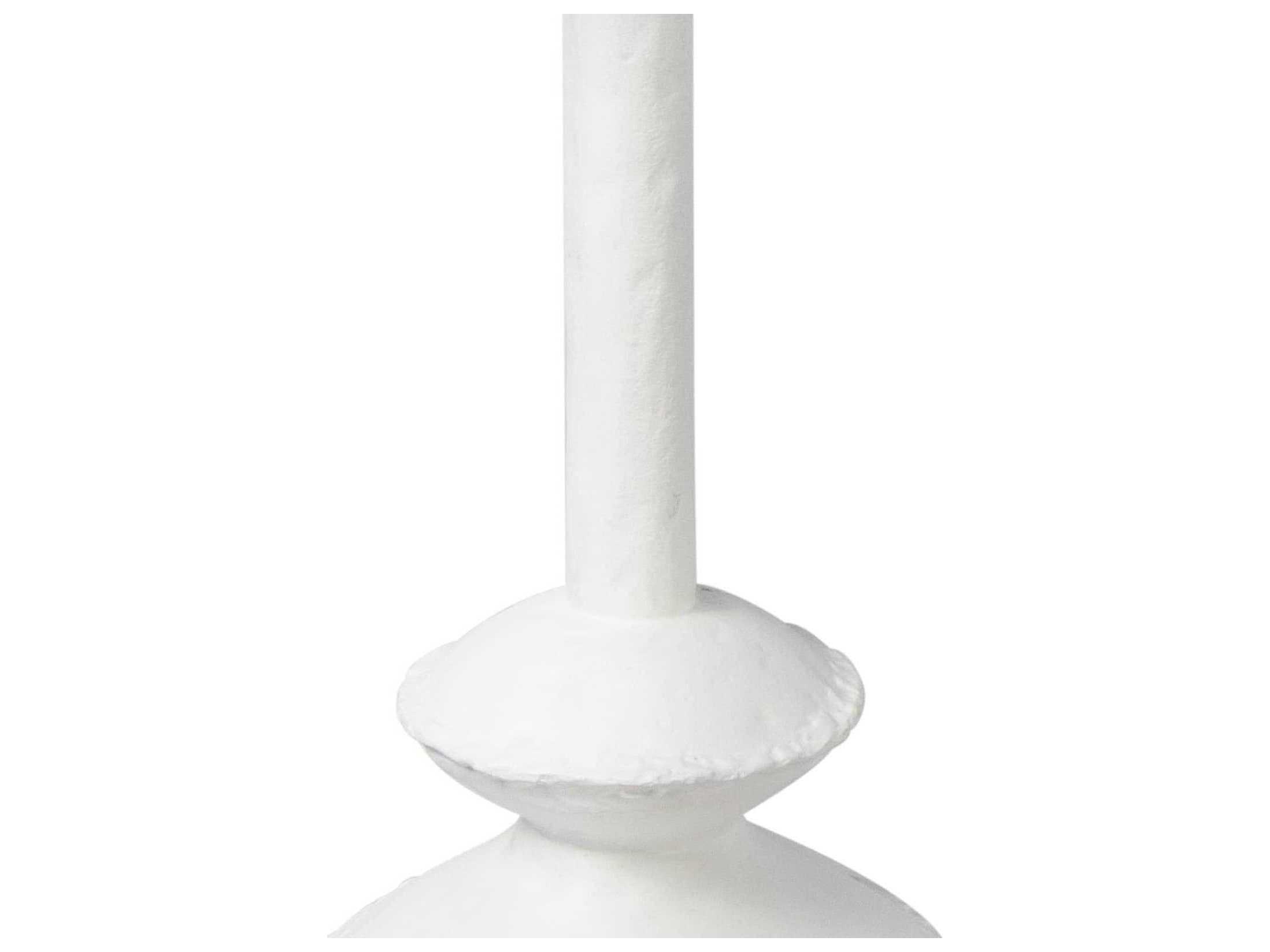 Regina Andrew Hope Round Metal White End Table