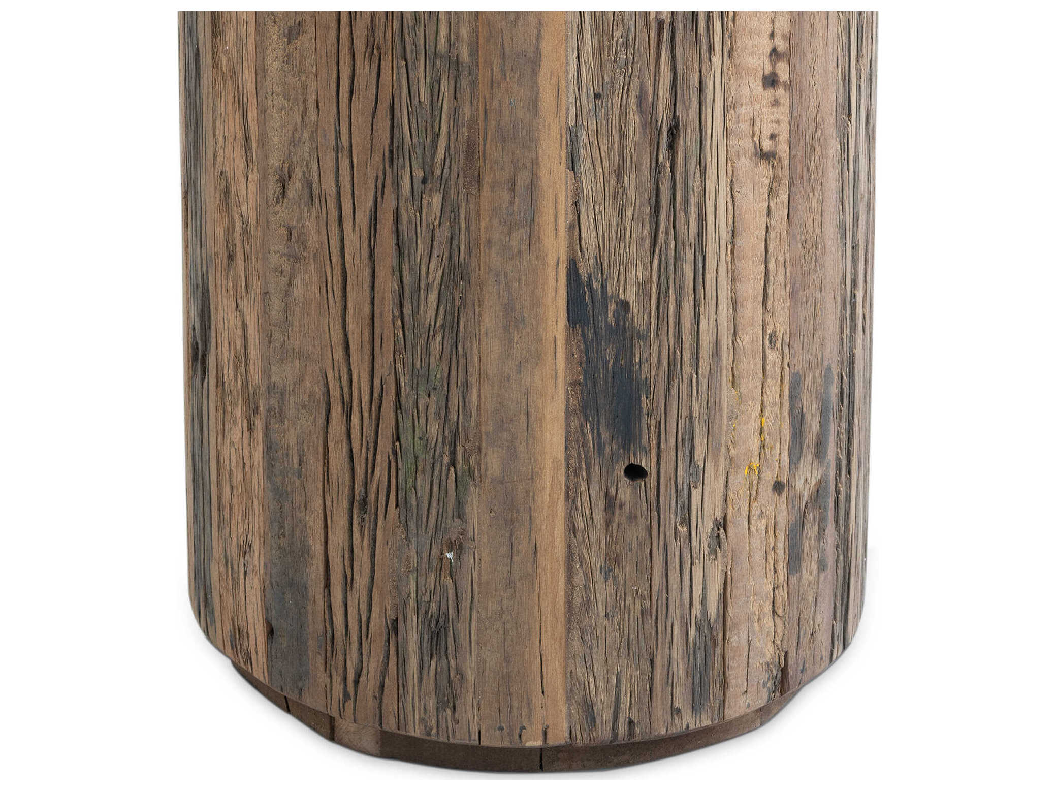 Regina Andrew Eli Round Marble Natural End Table