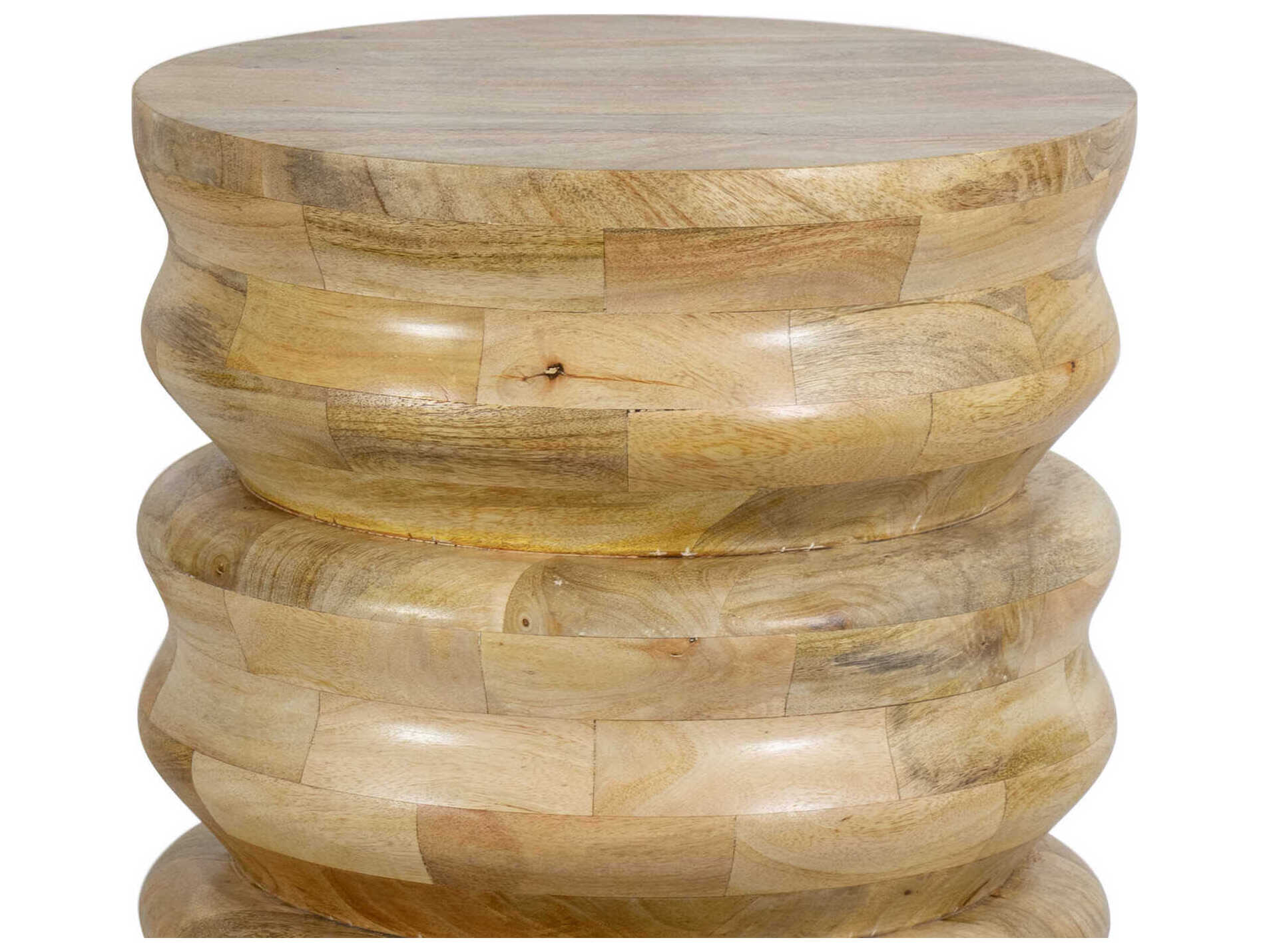 Regina Andrew Aria Round Wood Natural End Table