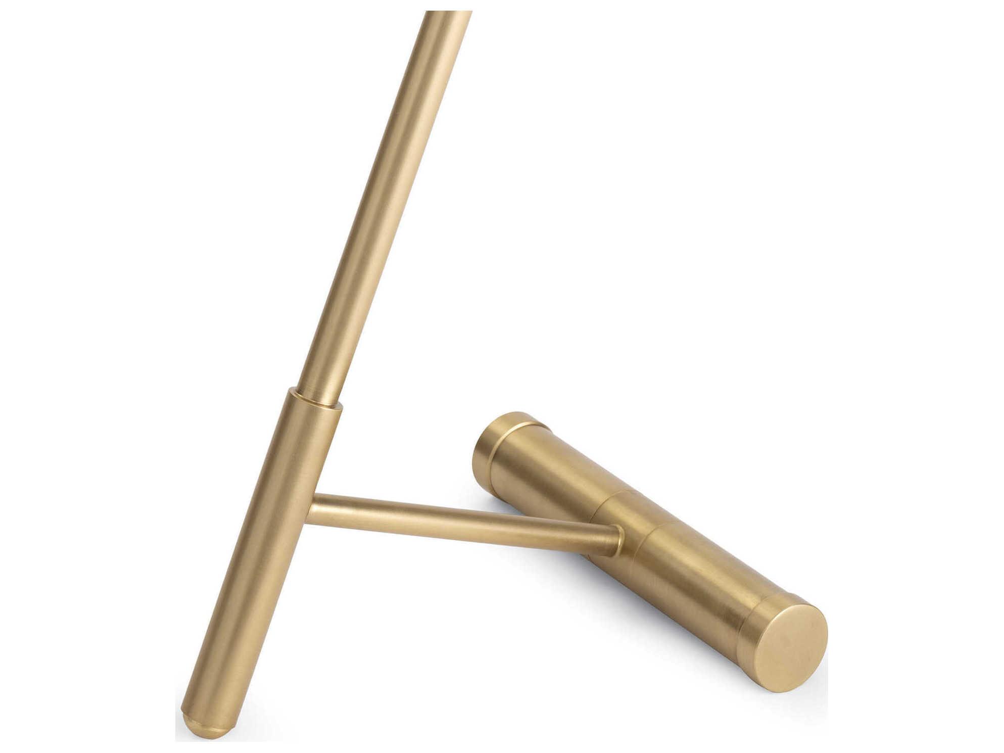 Regina Andrew Spyder Round Marble Natural Brass End Table