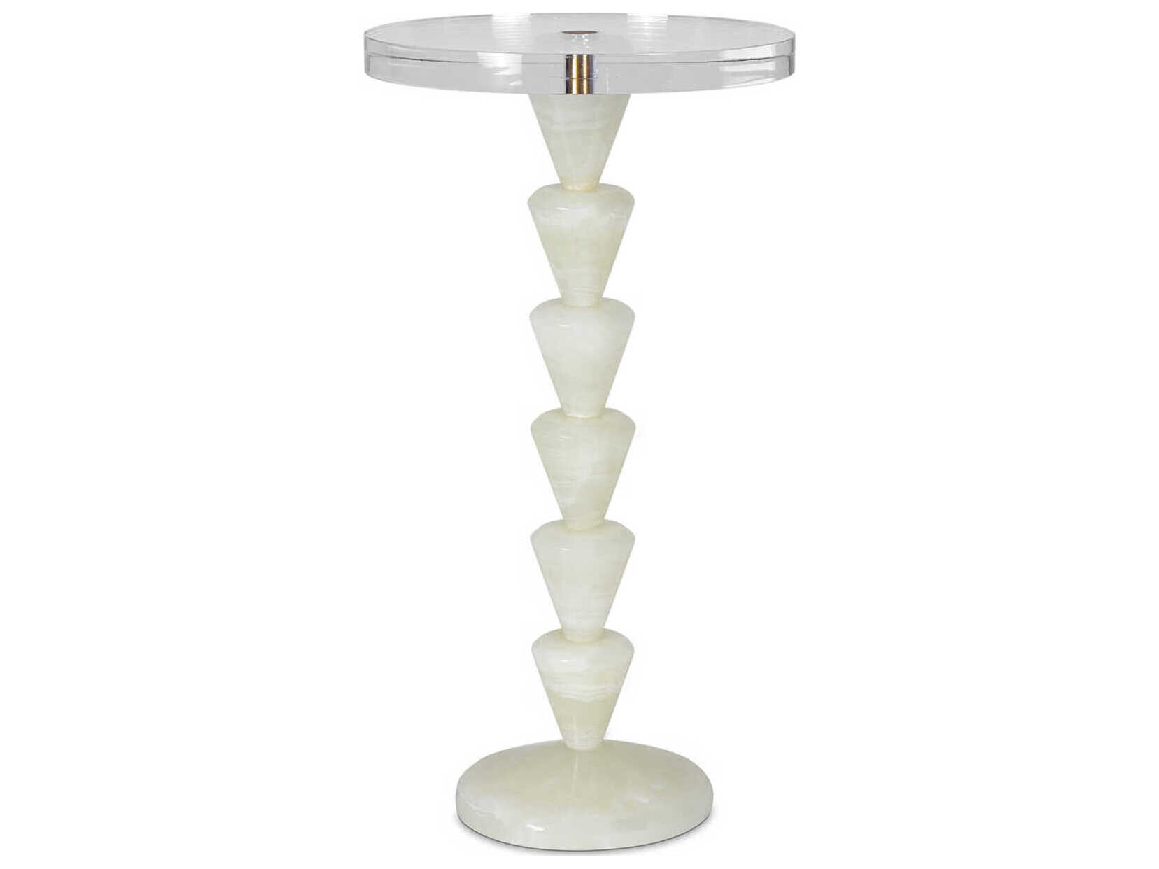 Regina Andrew Patricia Round Natural End Table