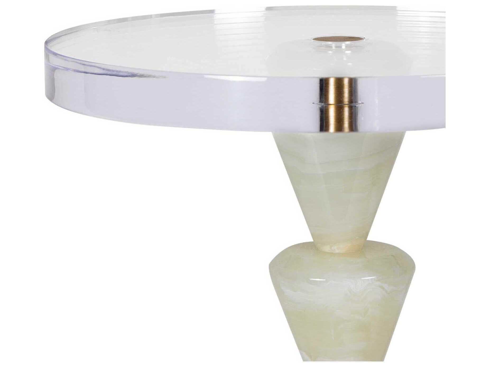 Regina Andrew Patricia Round Natural End Table