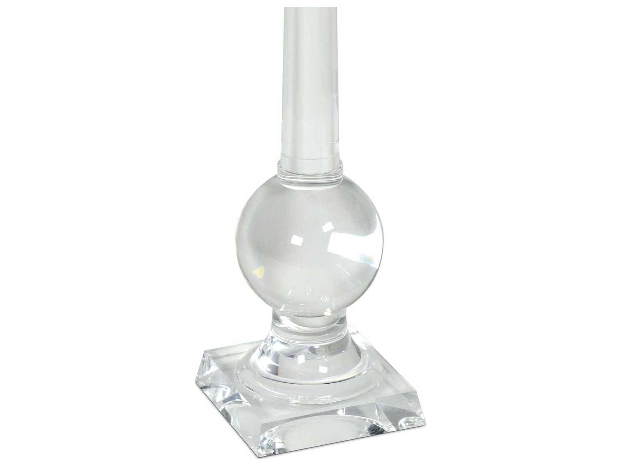 Regina Andrew Stowe Round Acrylic Clear End Table