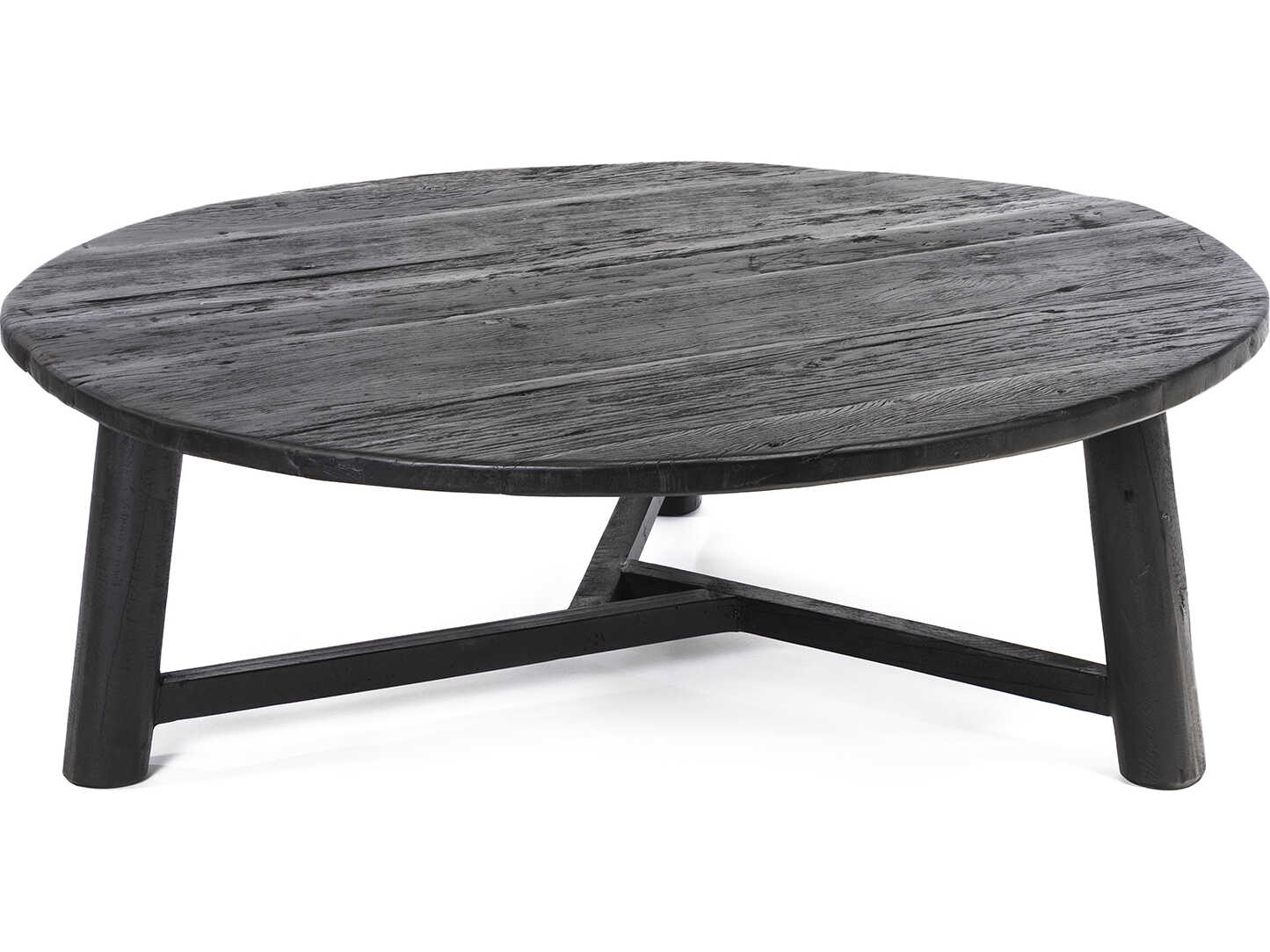 Regina Andrew Sonoma Round Wood Black Coffee Table