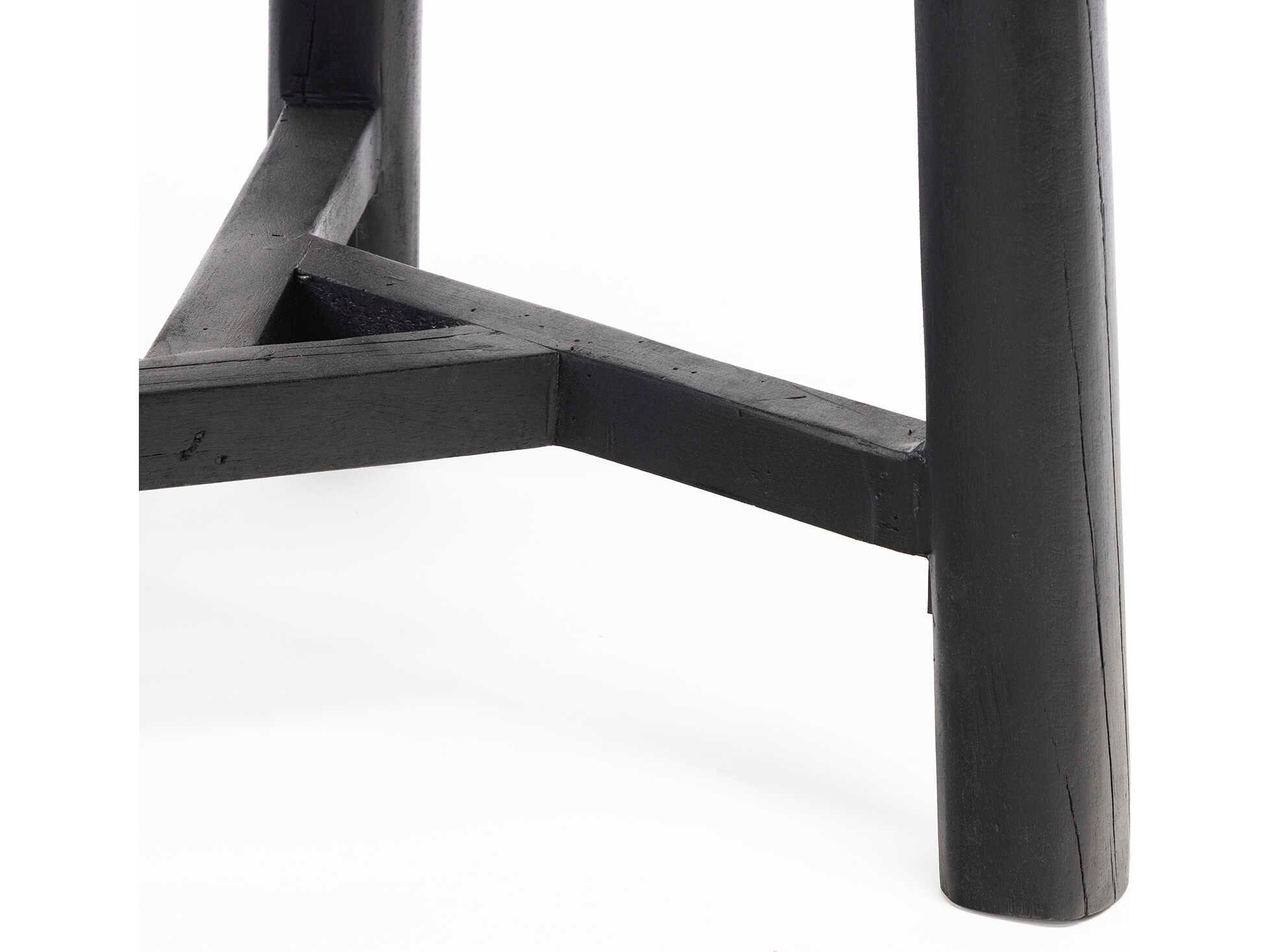 Regina Andrew Sonoma Round Wood Black End Table