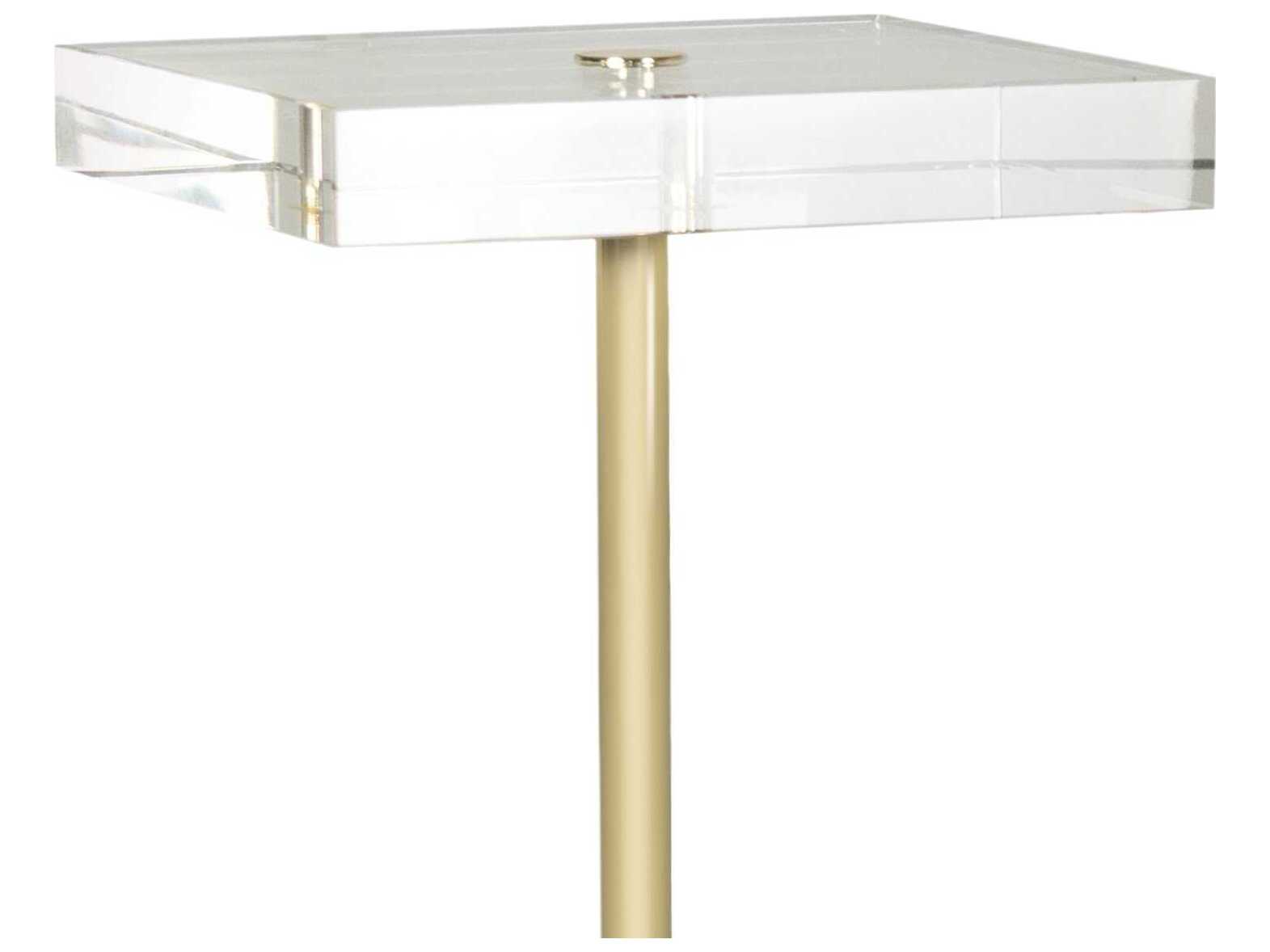 Regina Andrew Adeline Square Gold End Table