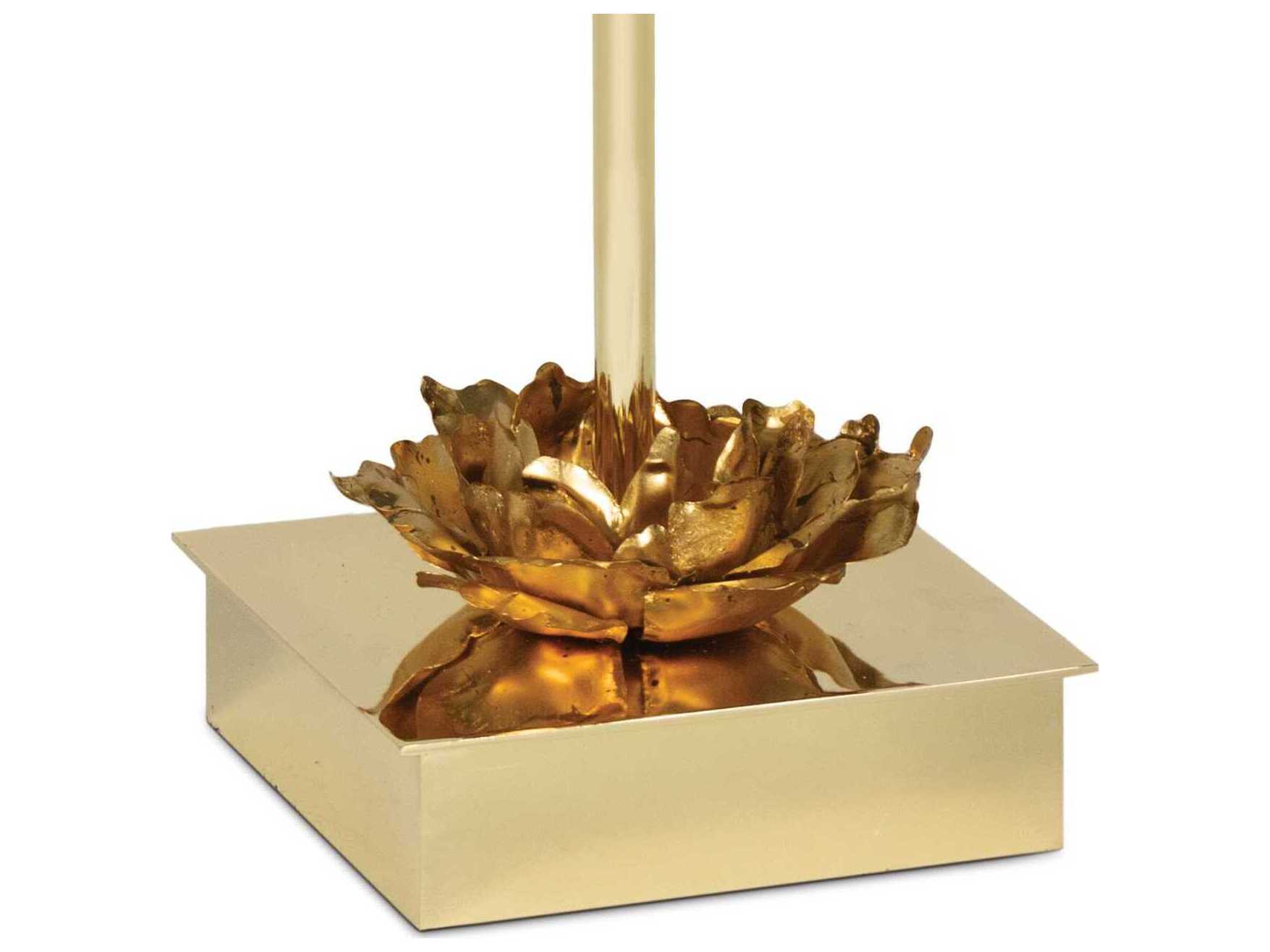 Regina Andrew Adeline Square Gold End Table