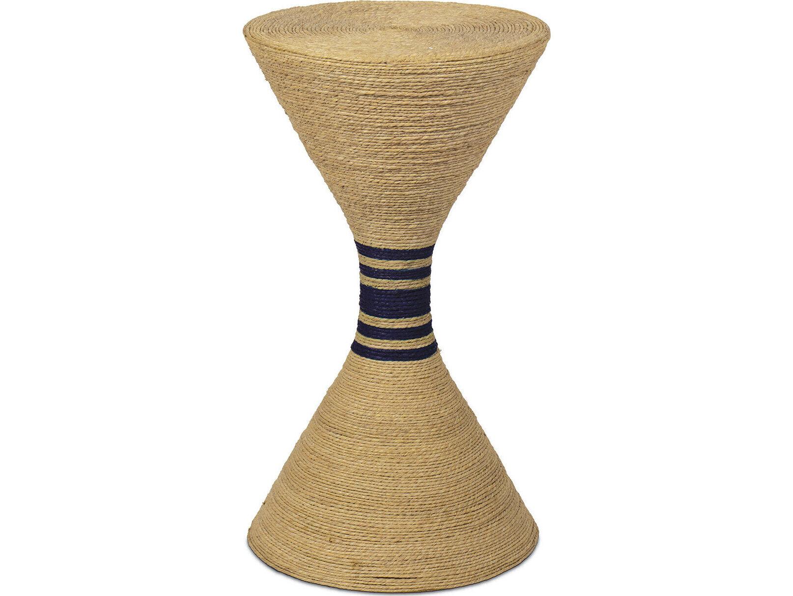 Regina Andrew Maren Round Wicker Natural Medium End Table