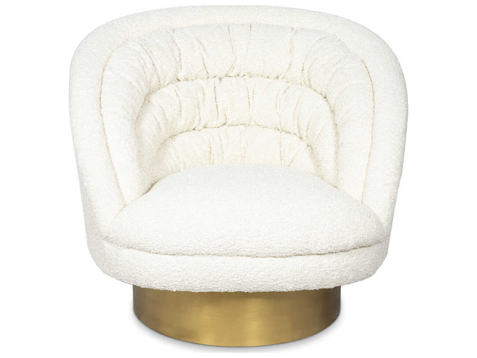 Regina Andrew Gigi White Fabric Accent Chair