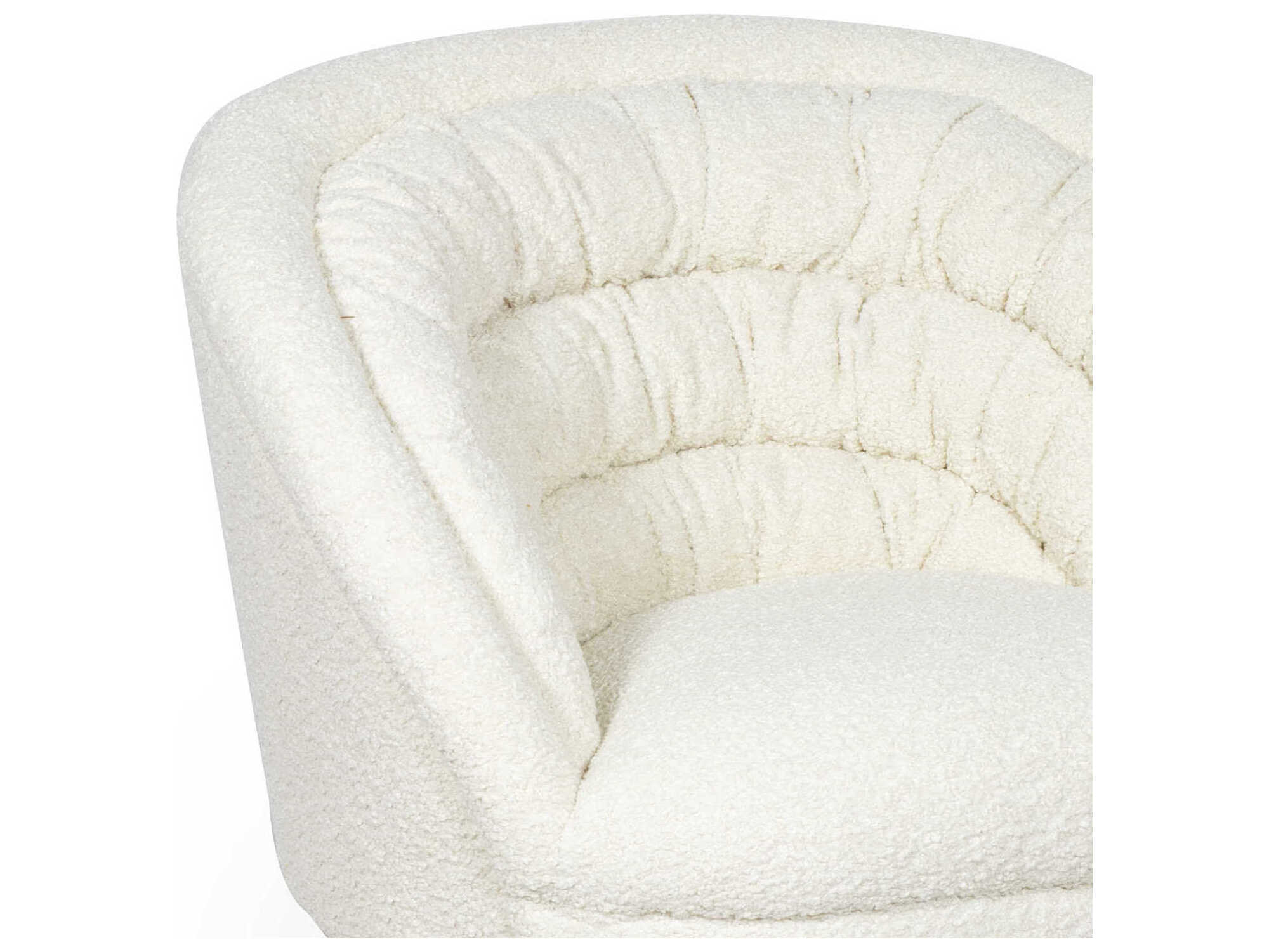 Regina Andrew Gigi White Fabric Accent Chair