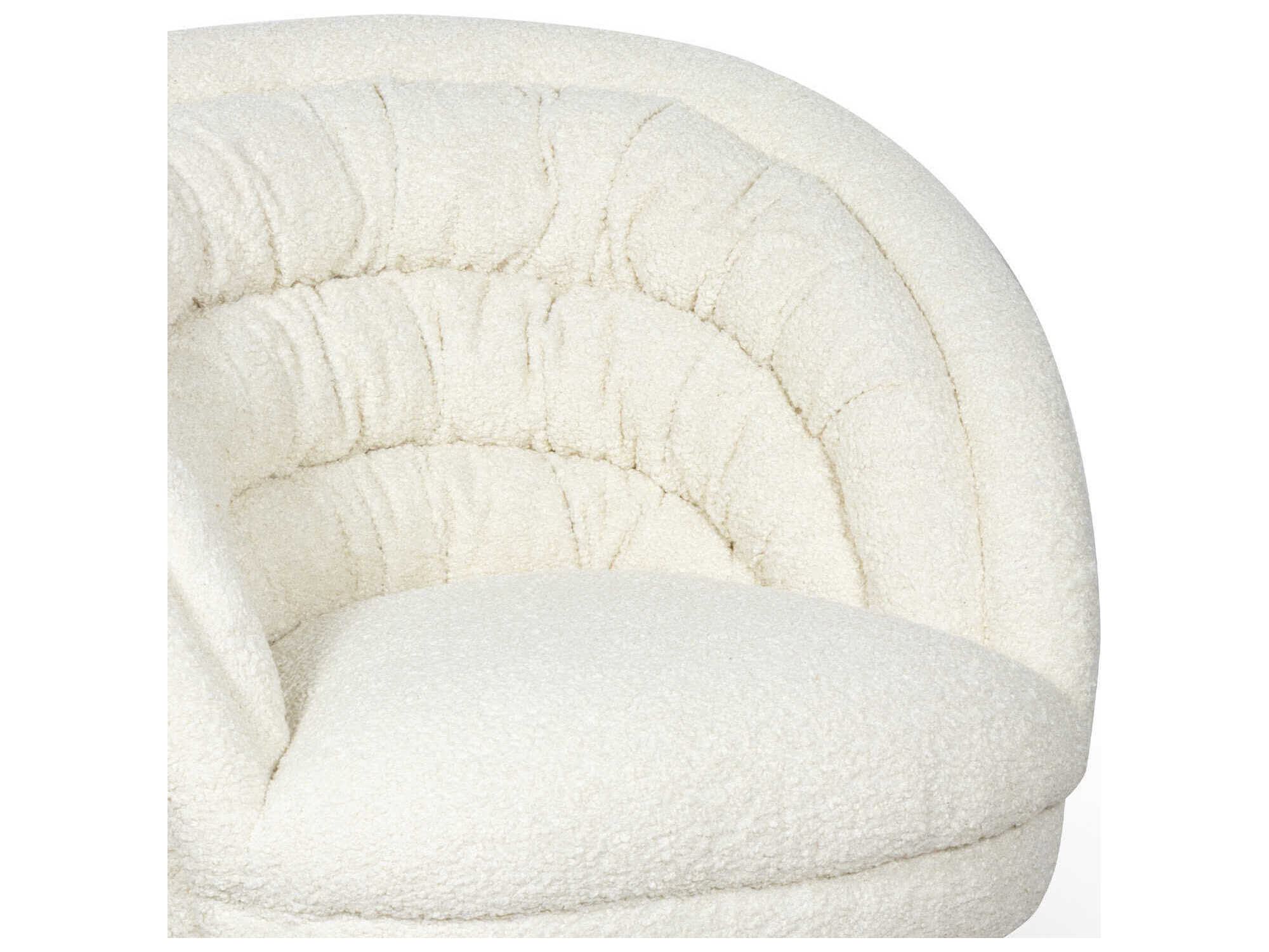 Regina Andrew Gigi White Fabric Accent Chair