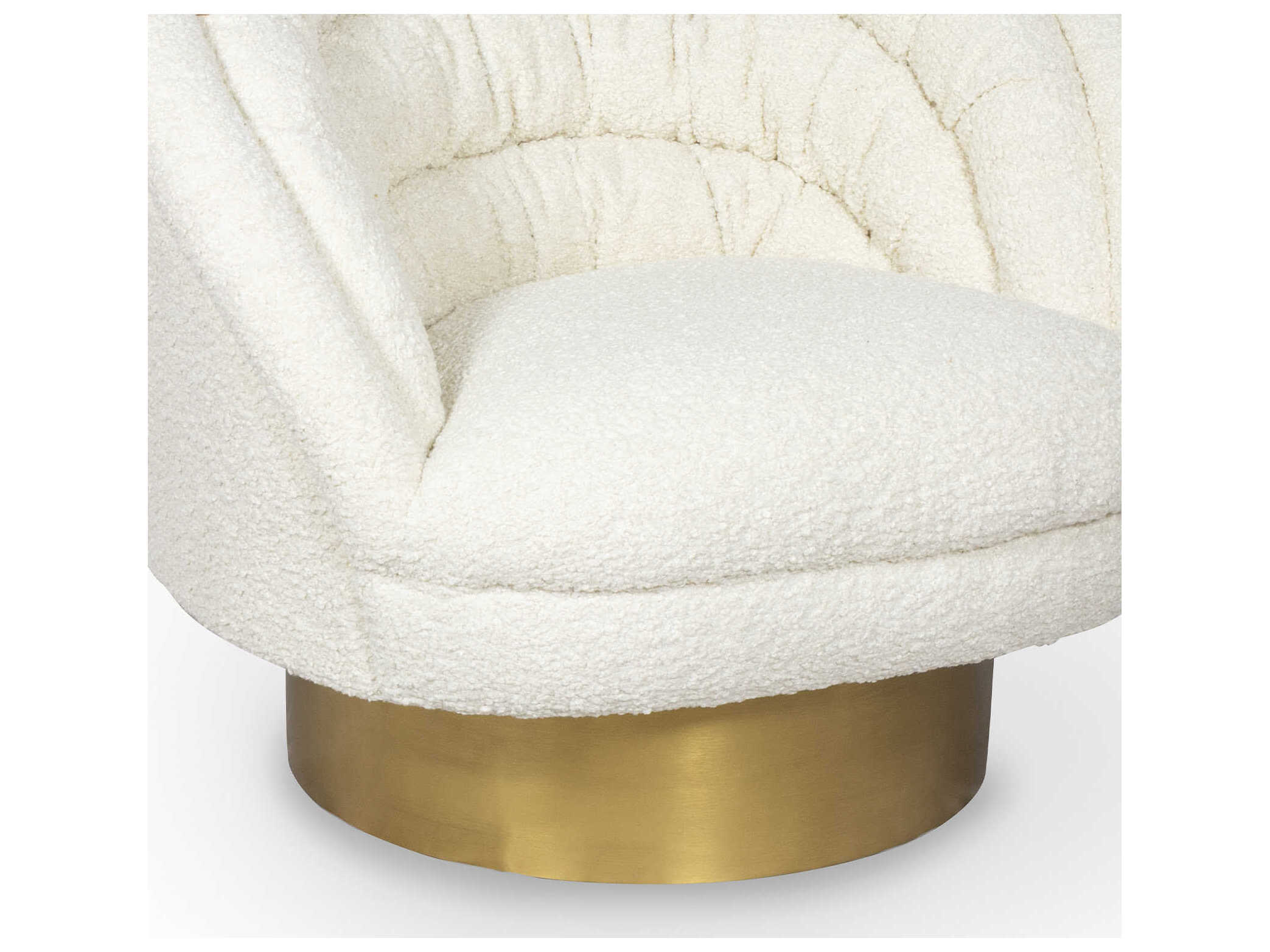 Regina Andrew Gigi White Fabric Accent Chair
