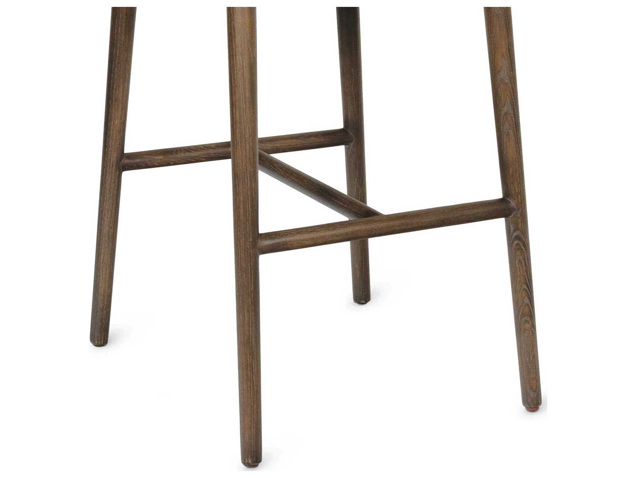 Regina Andrew Ethan Black Leather Bar Stool