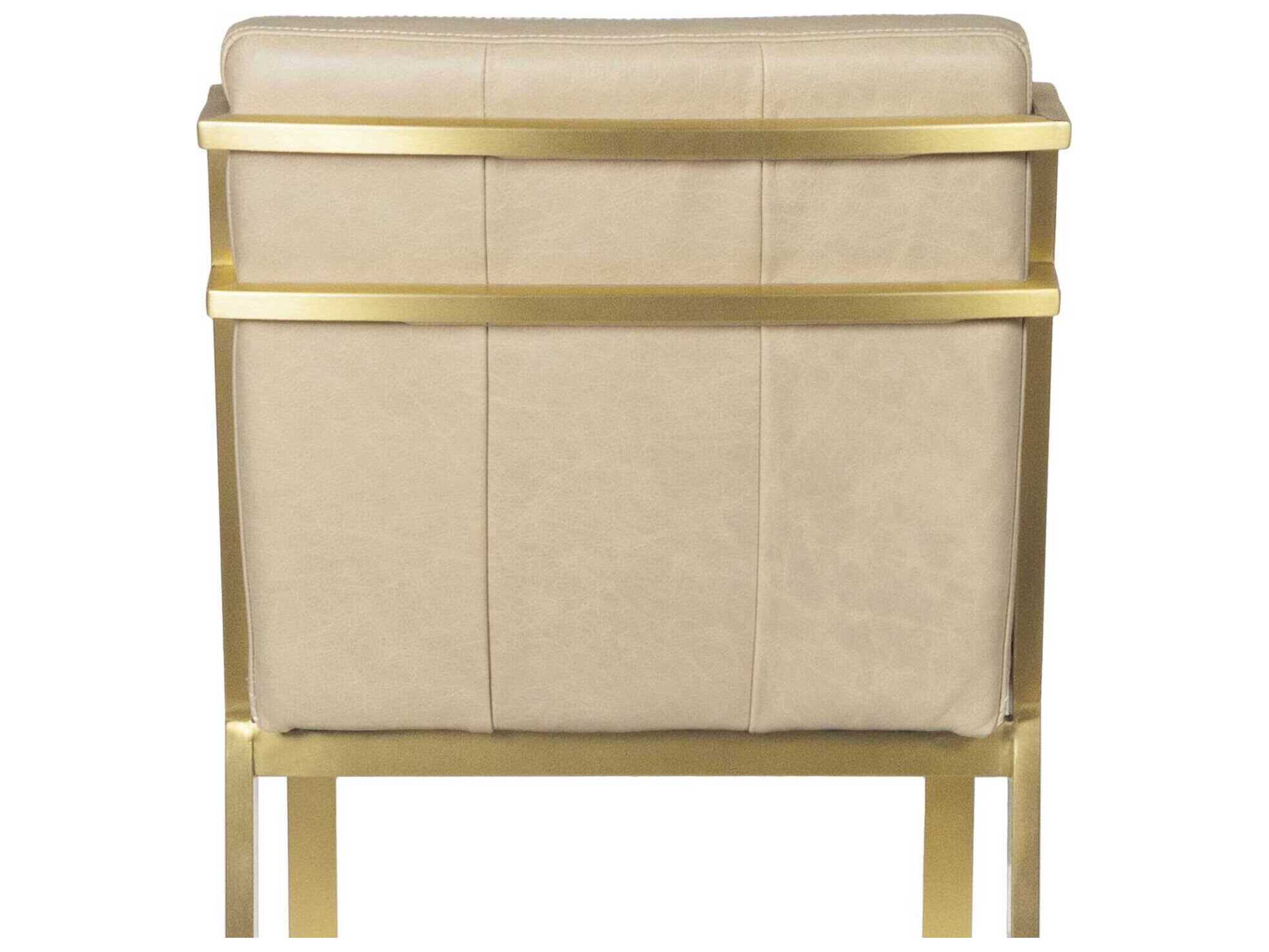Regina Andrew Chantal Cappuccino Leather Counter Stool