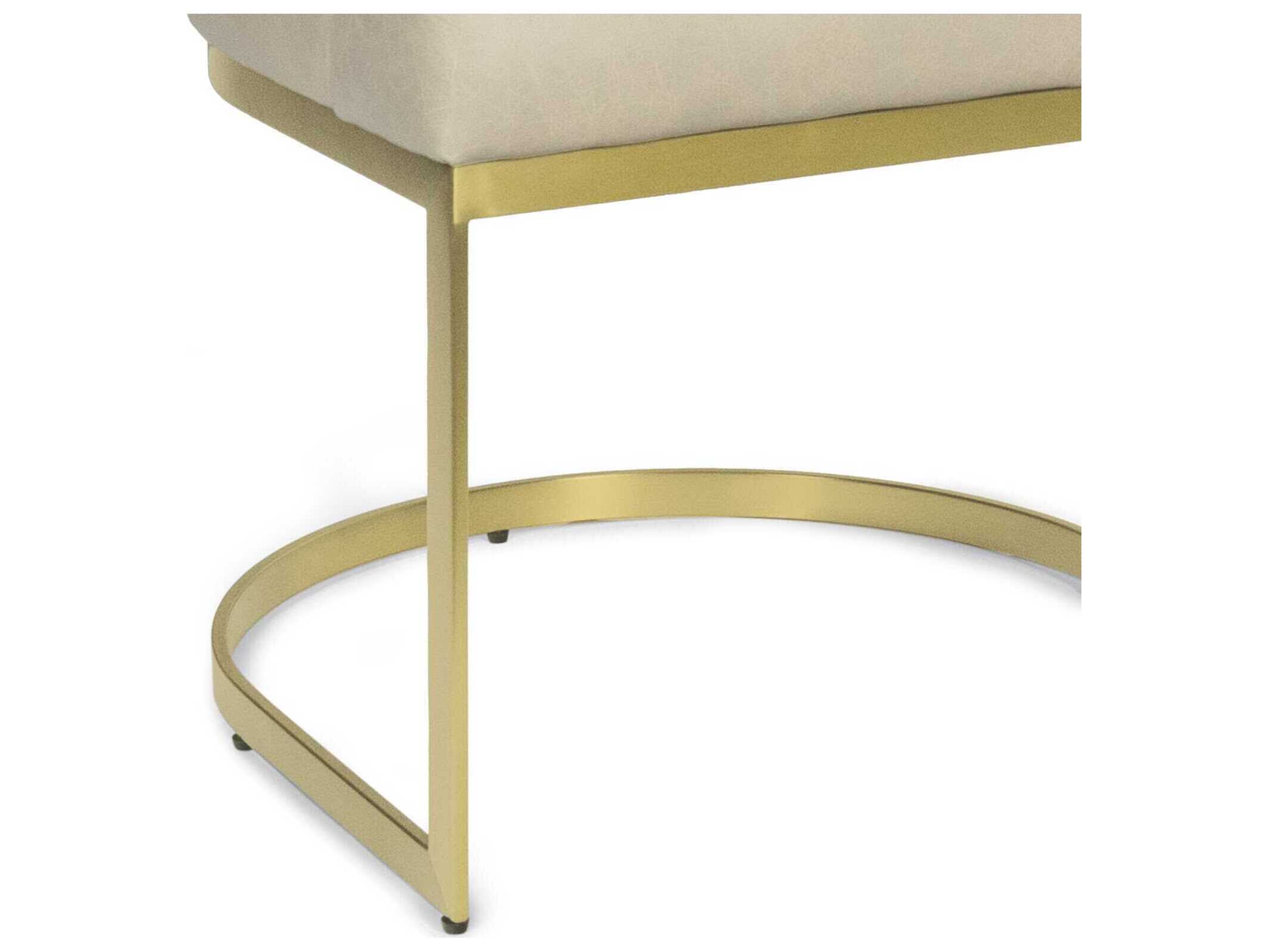 Regina Andrew Owen White Leather Arm Dining Chair