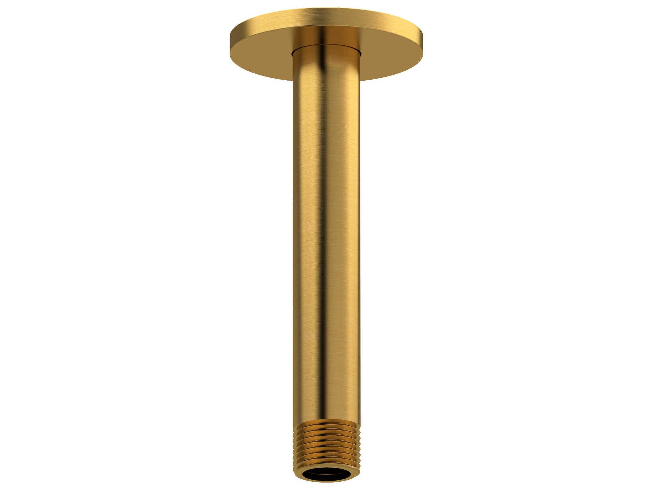 Riobel Brushed Gold Ceiling Mount Shower Arm