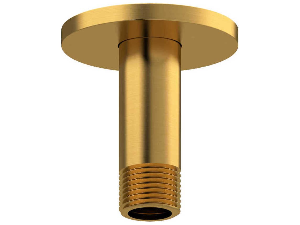 Riobel Brushed Gold Ceiling Mount Shower Arm