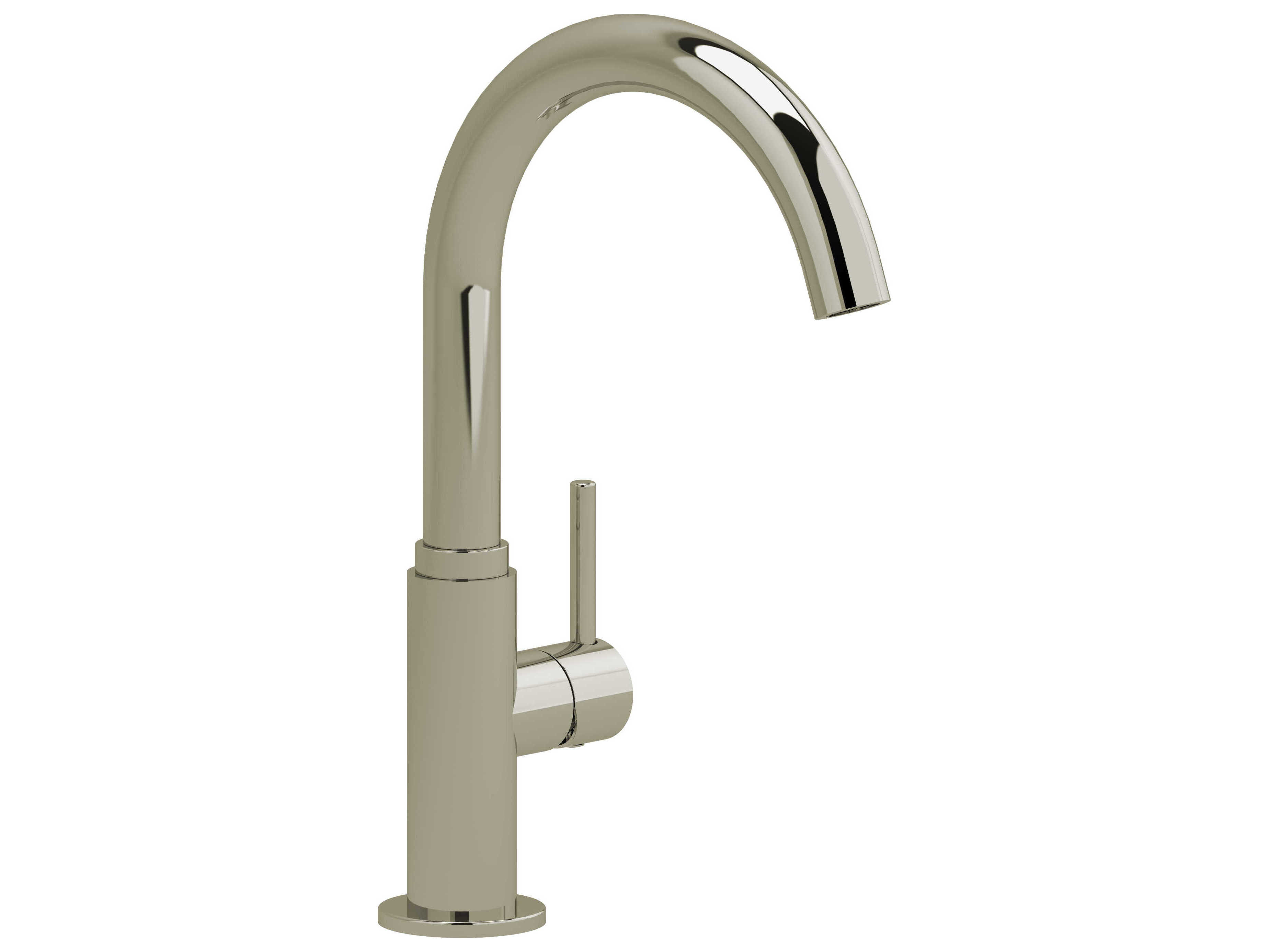 Riobel Azure Polished Nickel Food Prep Kitchen Faucet with C-Spout