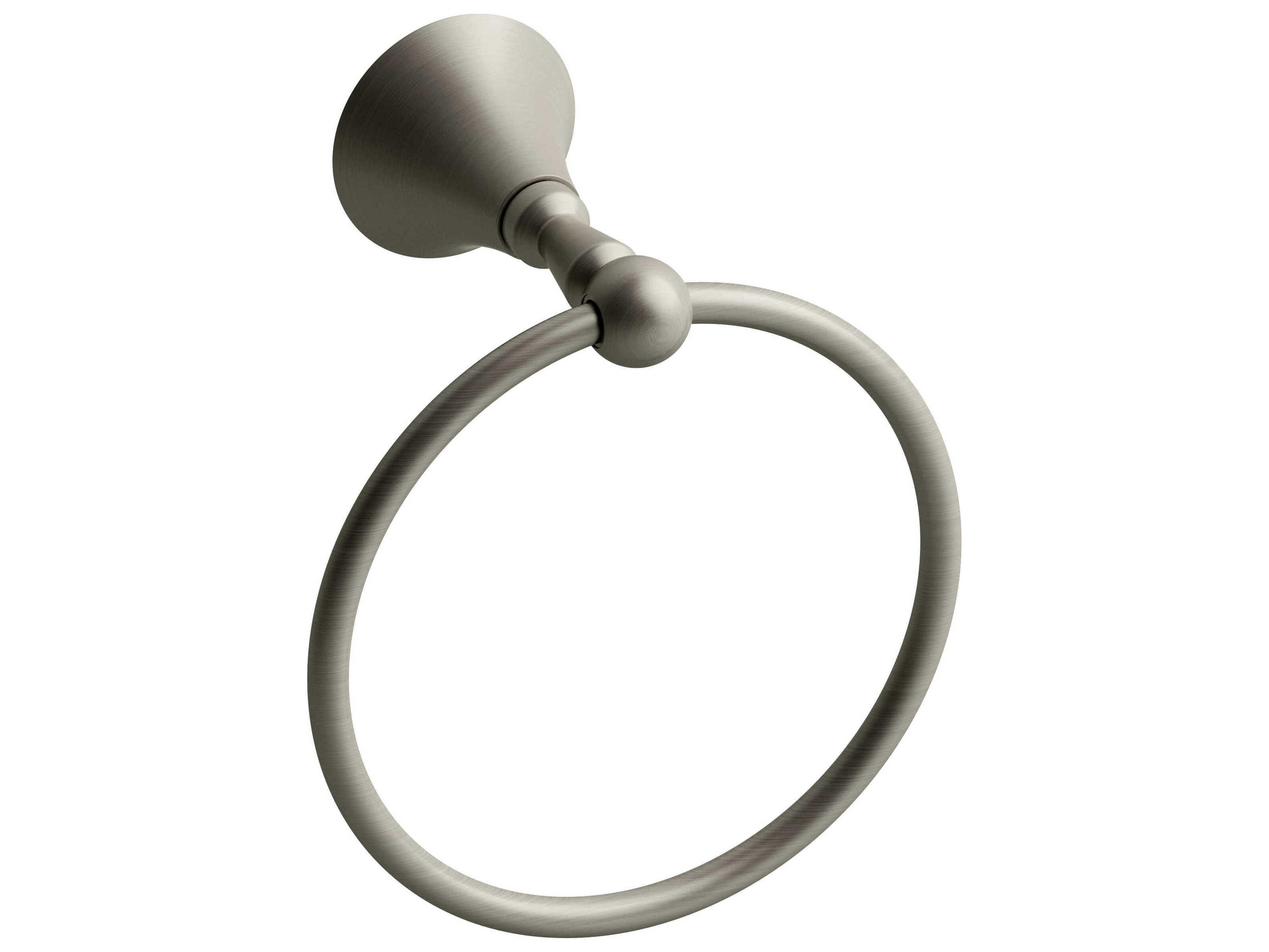 Riobel Hudson Brushed Nickel Towel Ring