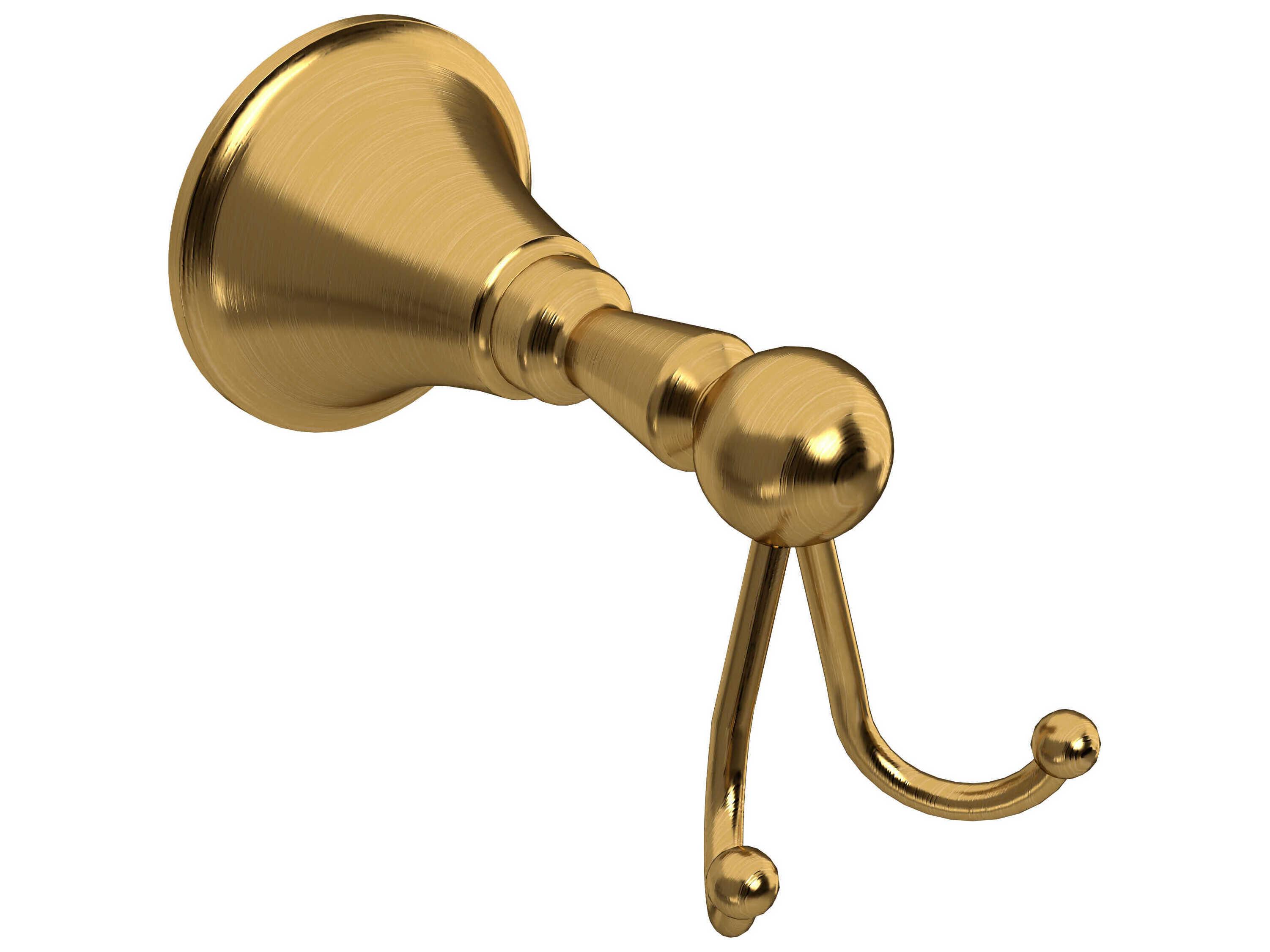 Riobel Momenti Brushed Gold Robe Hook