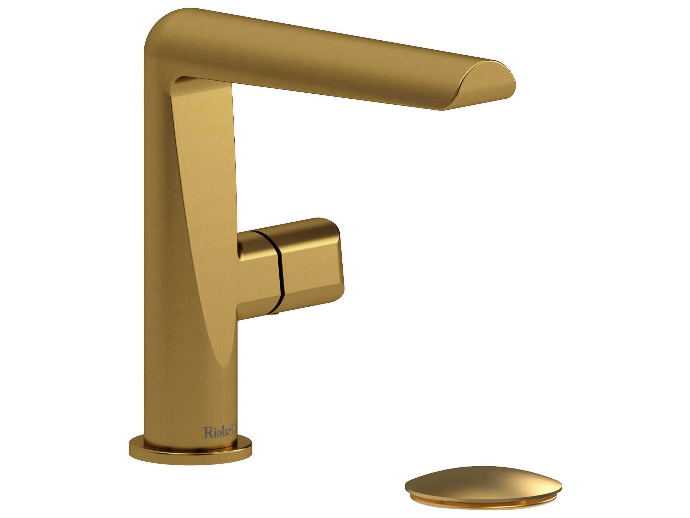 Riobel Parabola Brushed Gold Single Handle Lavatory Faucet