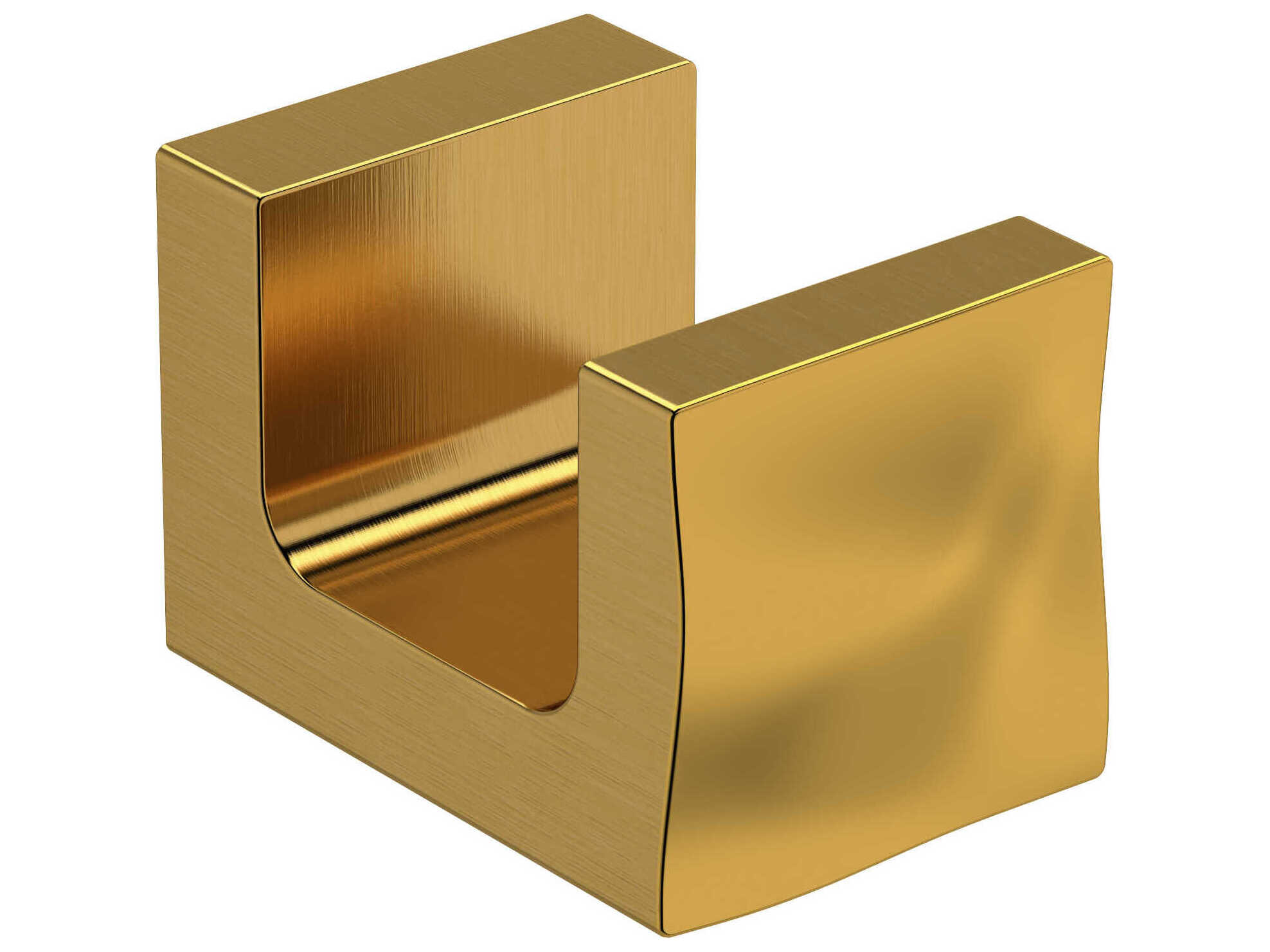 Riobel Reflet Brushed Gold Robe Hook