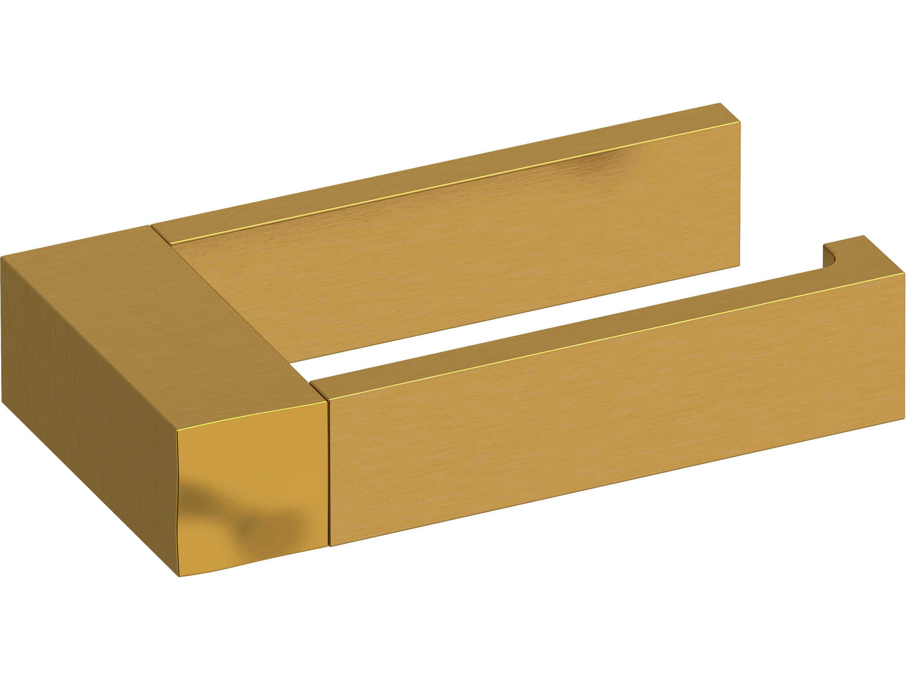 Riobel Reflet Brushed Gold Toilet Paper Holder