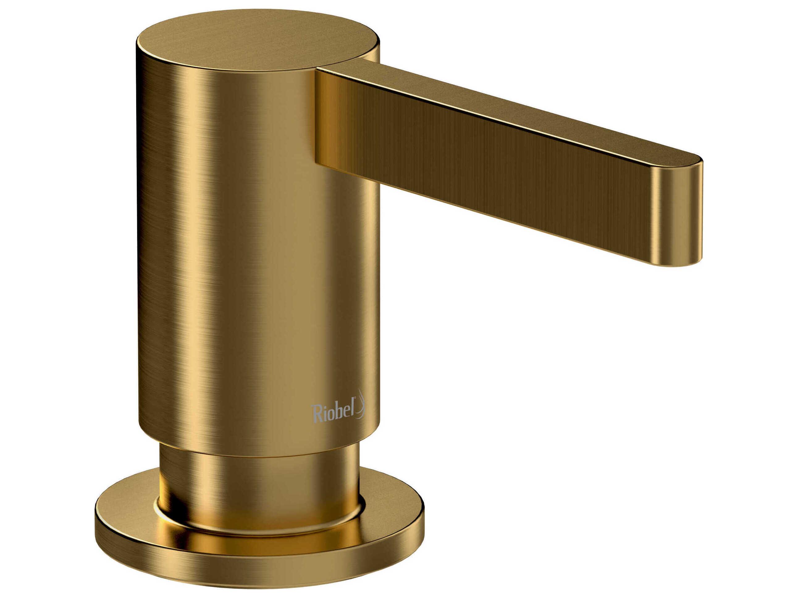 Riobel Brushed Gold Soap Dispenser