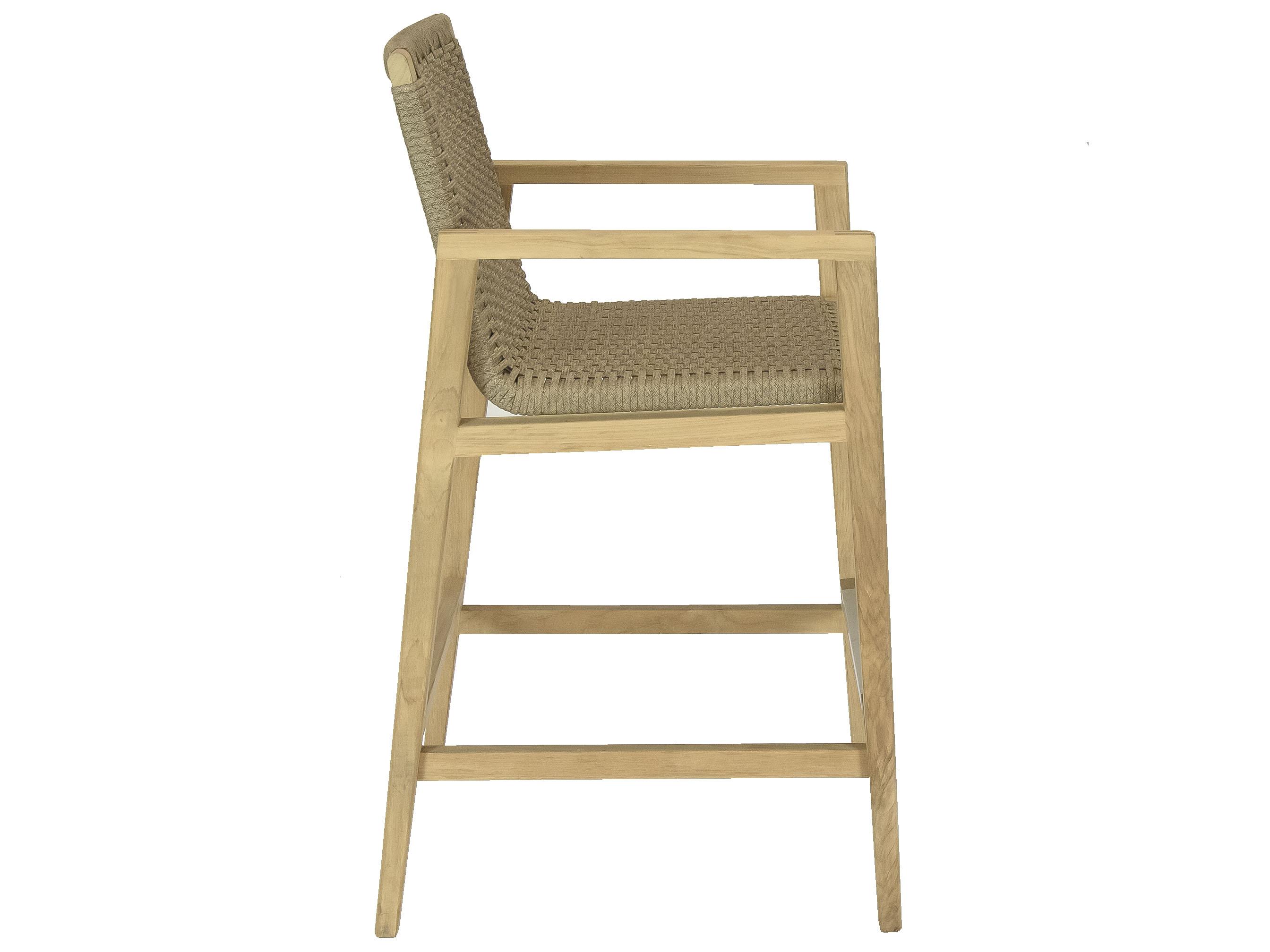 Royal Teak Collection Admiral Bar Height Arm Patio Chair