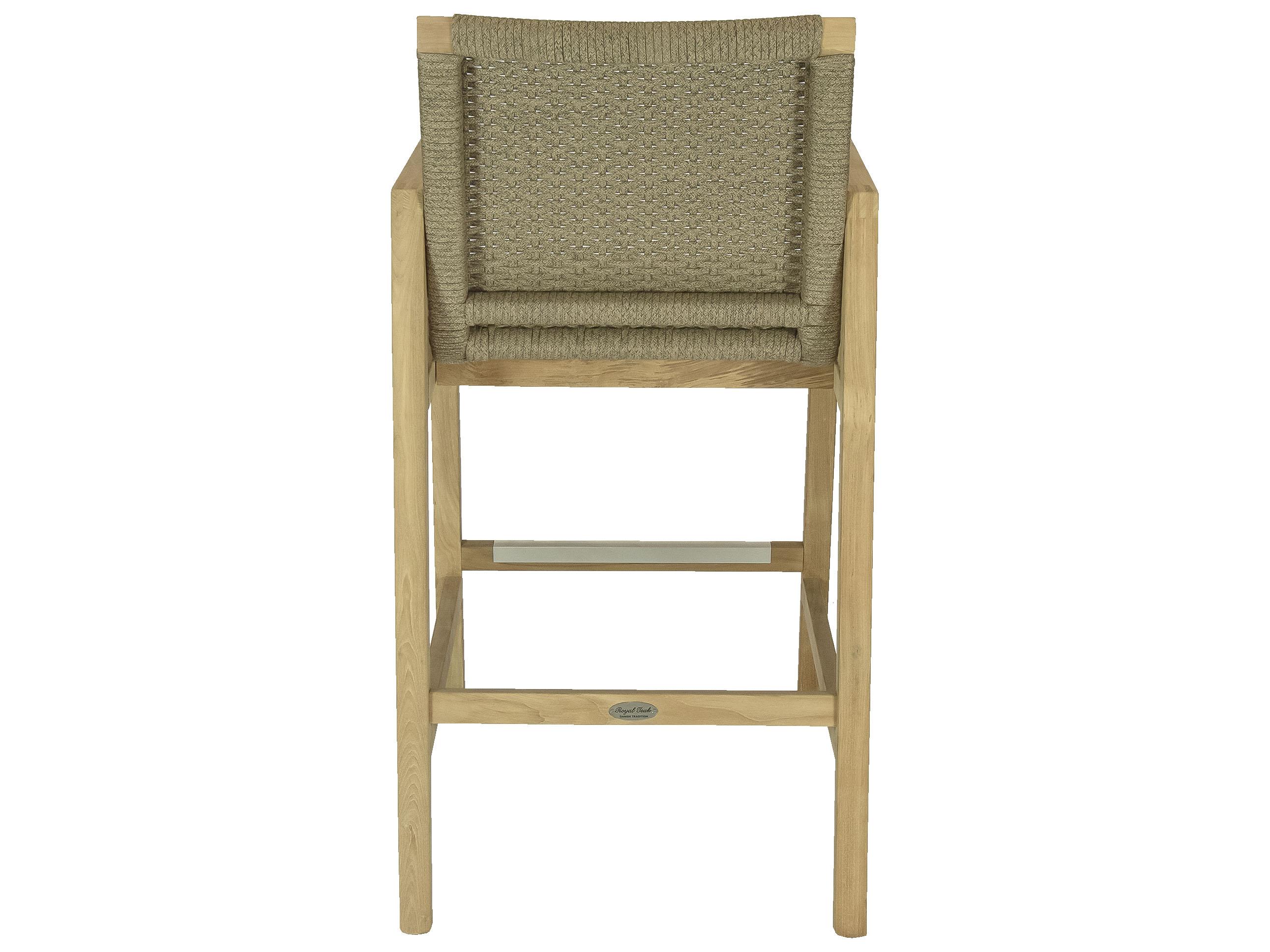 Royal Teak Collection Admiral Counter Height Arm Chair