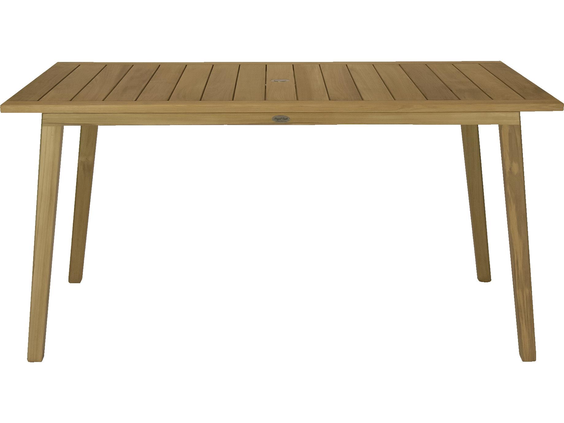 Royal Teak Collection Admiral Rectangular Patio Counter Table
