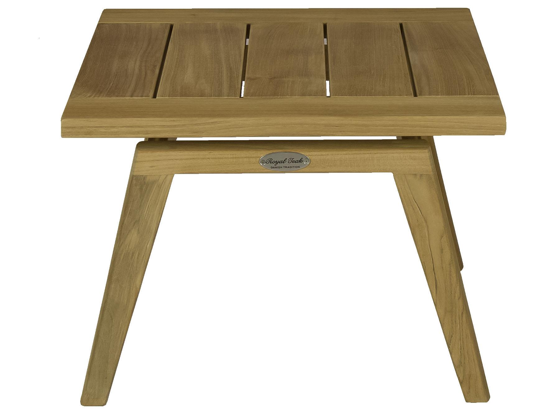 Royal Teak Collection Admiral Square Patio End Table