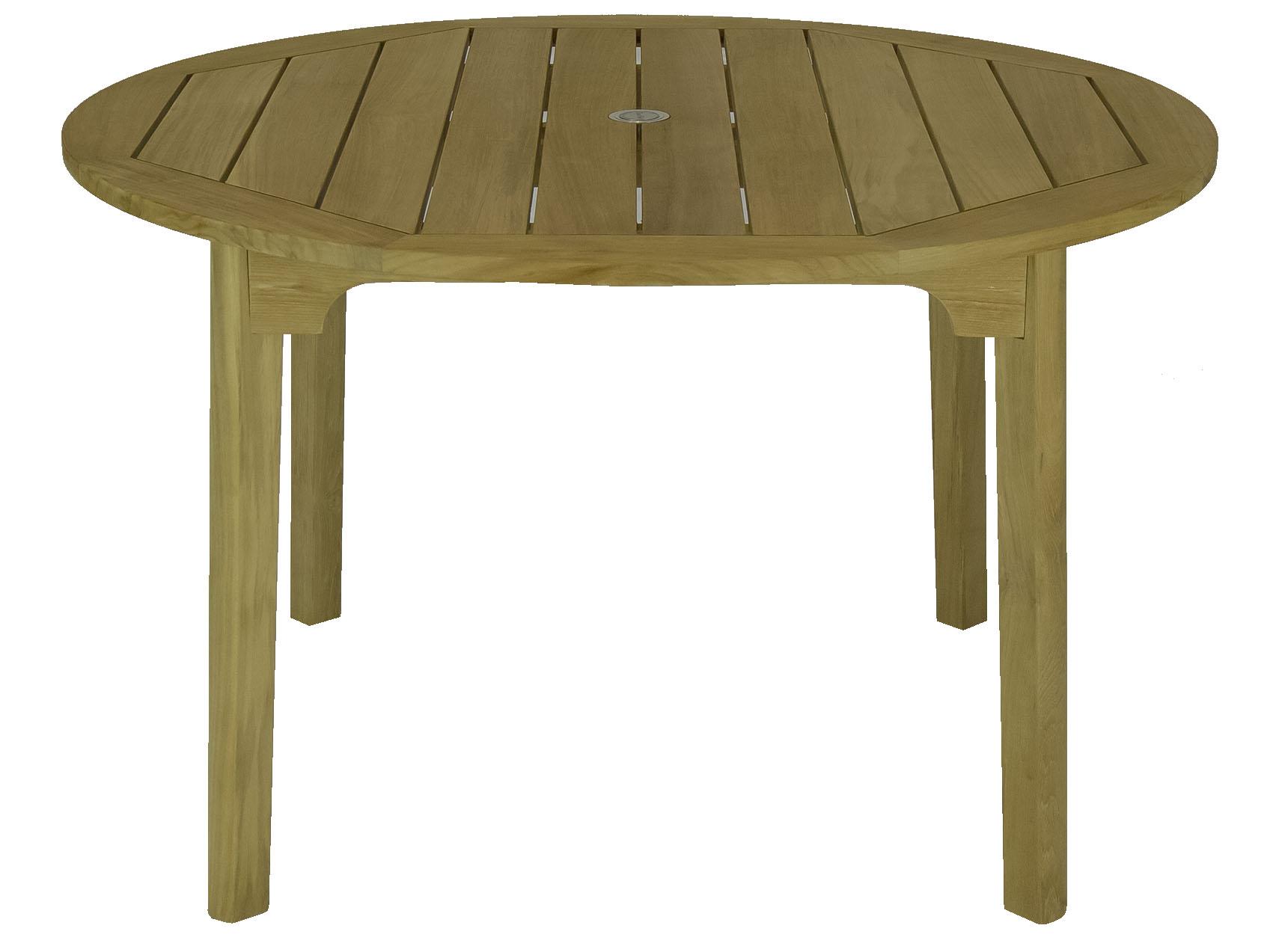 Royal Teak Collection Admiral Round Outdoor Patio Dining Table