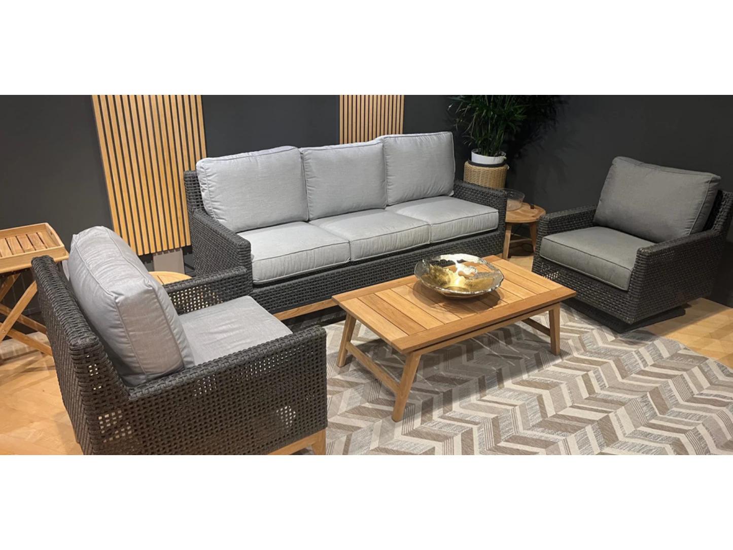 Royal Teak Collection Cannes Cushion Stationary Sofa