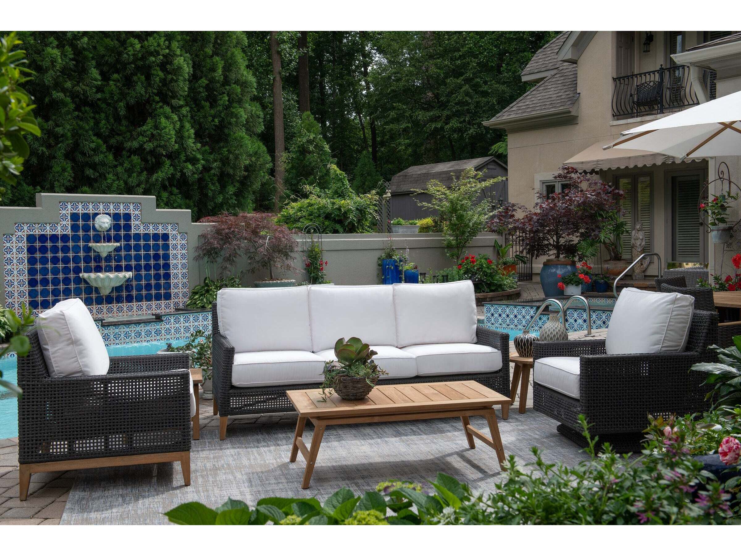 Royal Teak Collection Cannes Cushion Stationary Sofa