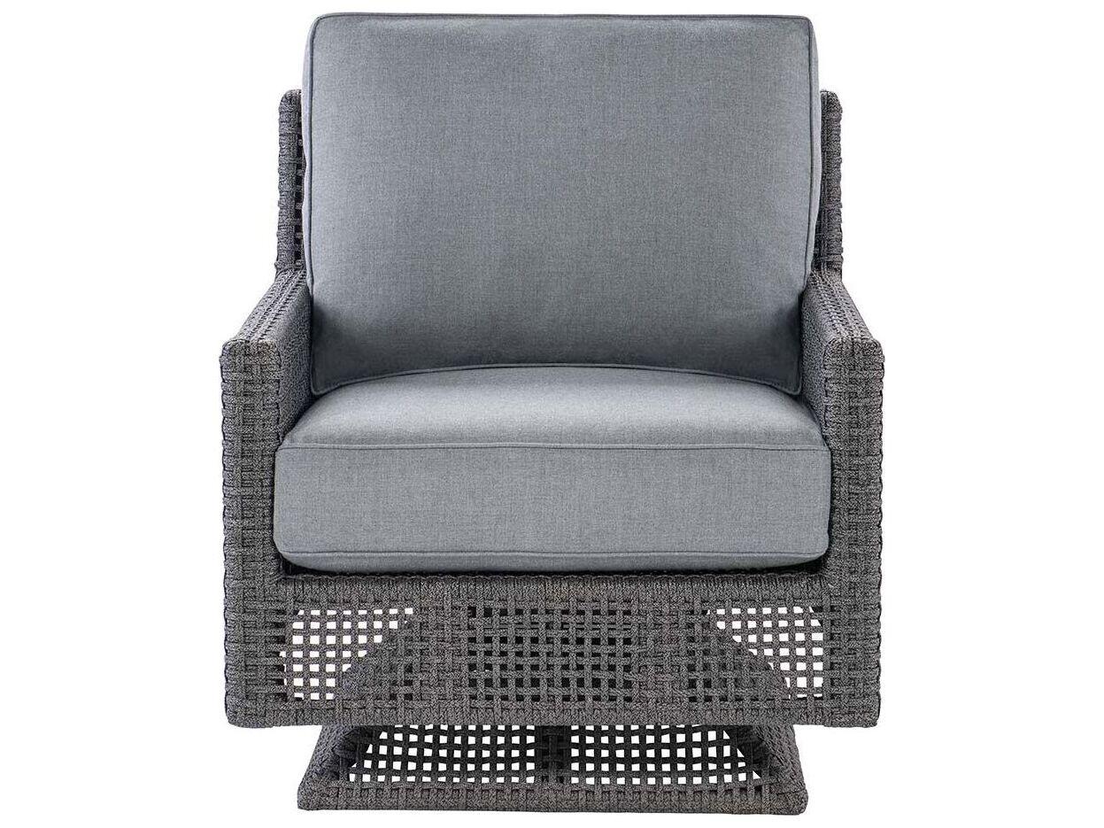 Royal Teak Collection Cannes Cushion Arm Swivel Lounge Chair