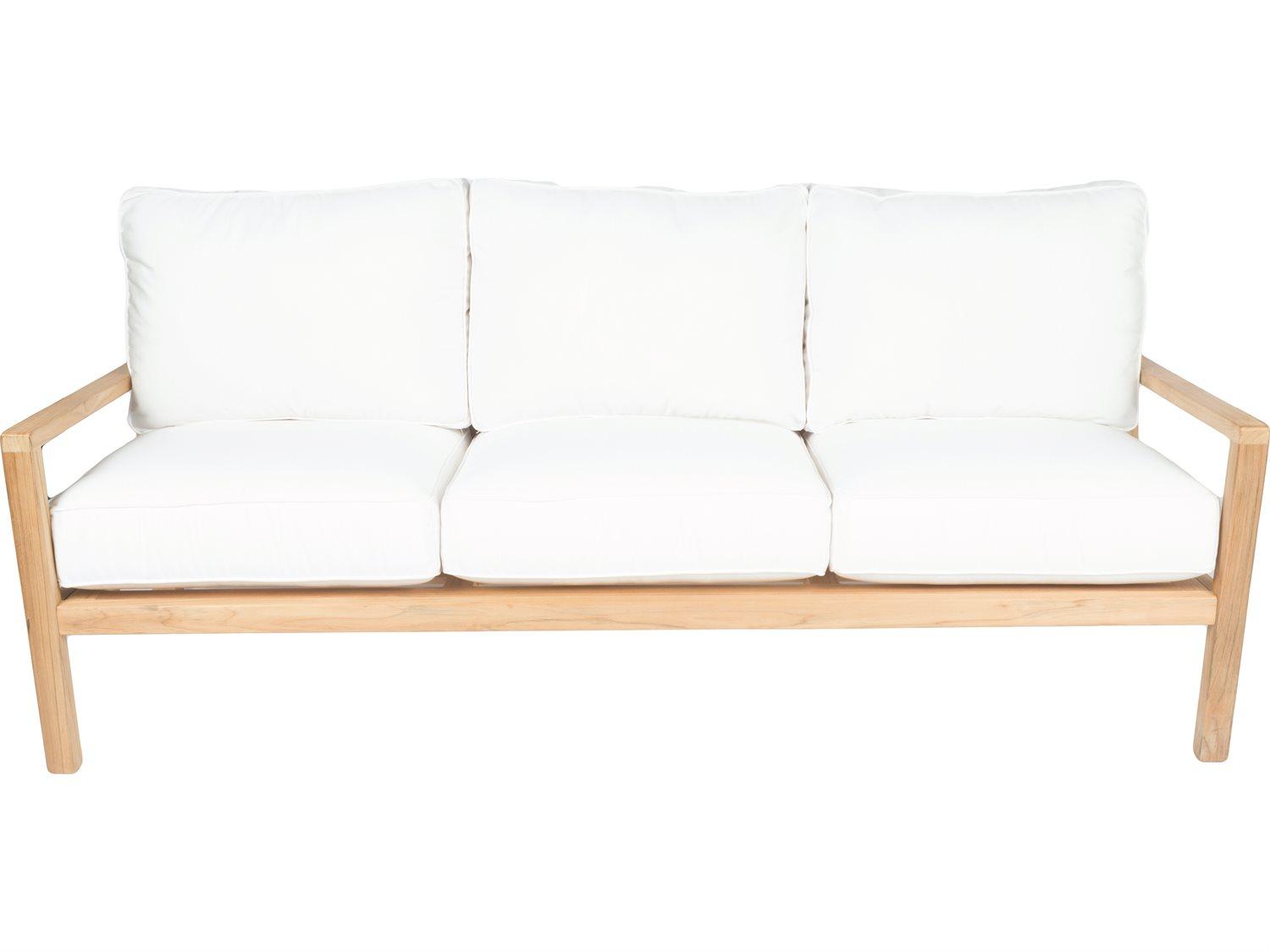 Royal Teak Collection Coastal Patio Sofa / 3 - Seater