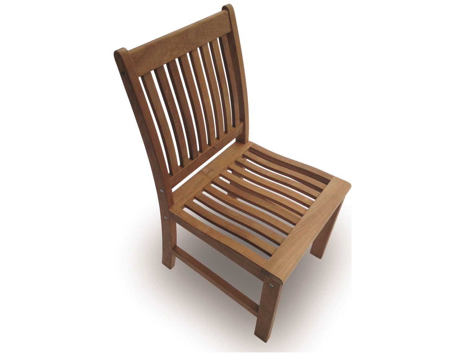 Royal Teak Collection Compass Outdoor Patio Dining Side Chair