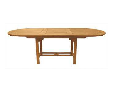 Royal Teak Collection Expansion Oval Family Patio Dining Table