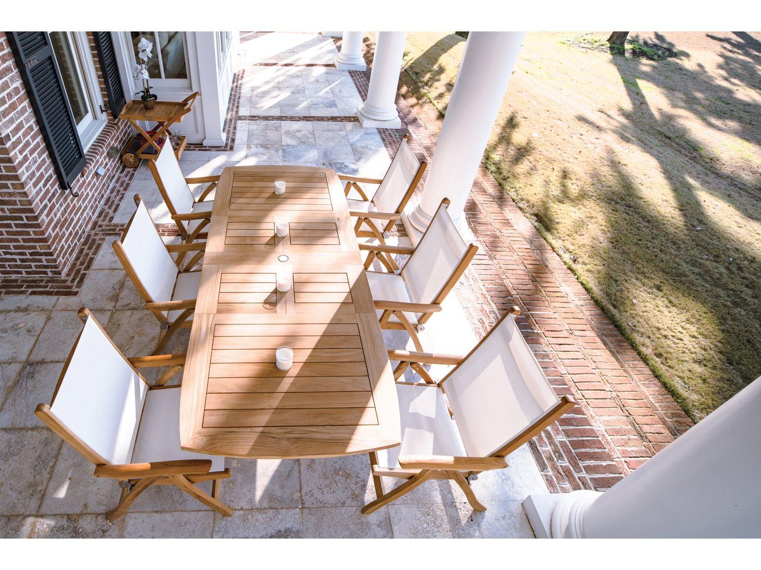 Royal Teak Collection Florida Outdoor Patio Dining Set