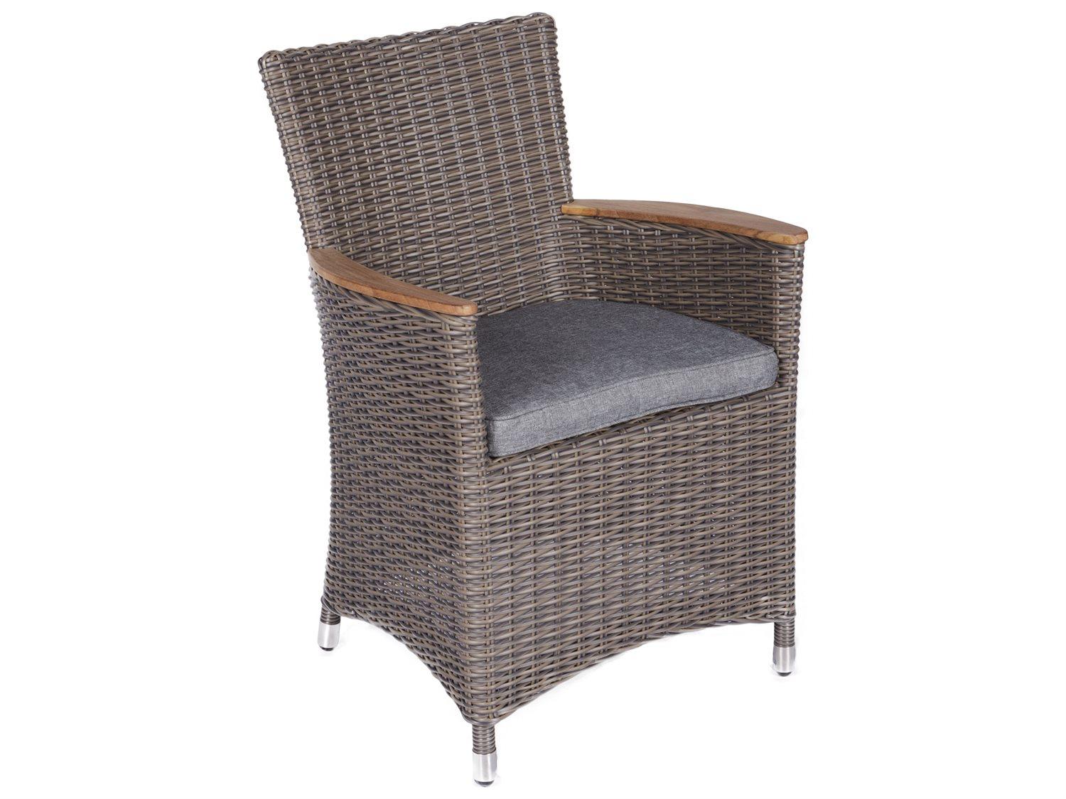 Royal Teak Collection Helena Chair Gray / Gray Cushion