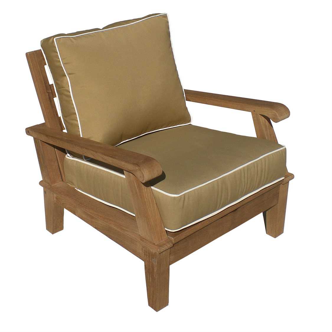 Royal Teak Collection Miami Cushion Adjustable Patio Lounge Chair