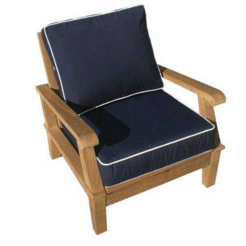 Royal Teak Collection Miami Cushion Adjustable Patio Lounge Chair