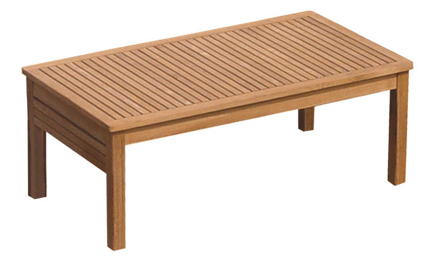 Royal Teak Collection Miami Rectangular Outdoor Patio Coffee Table