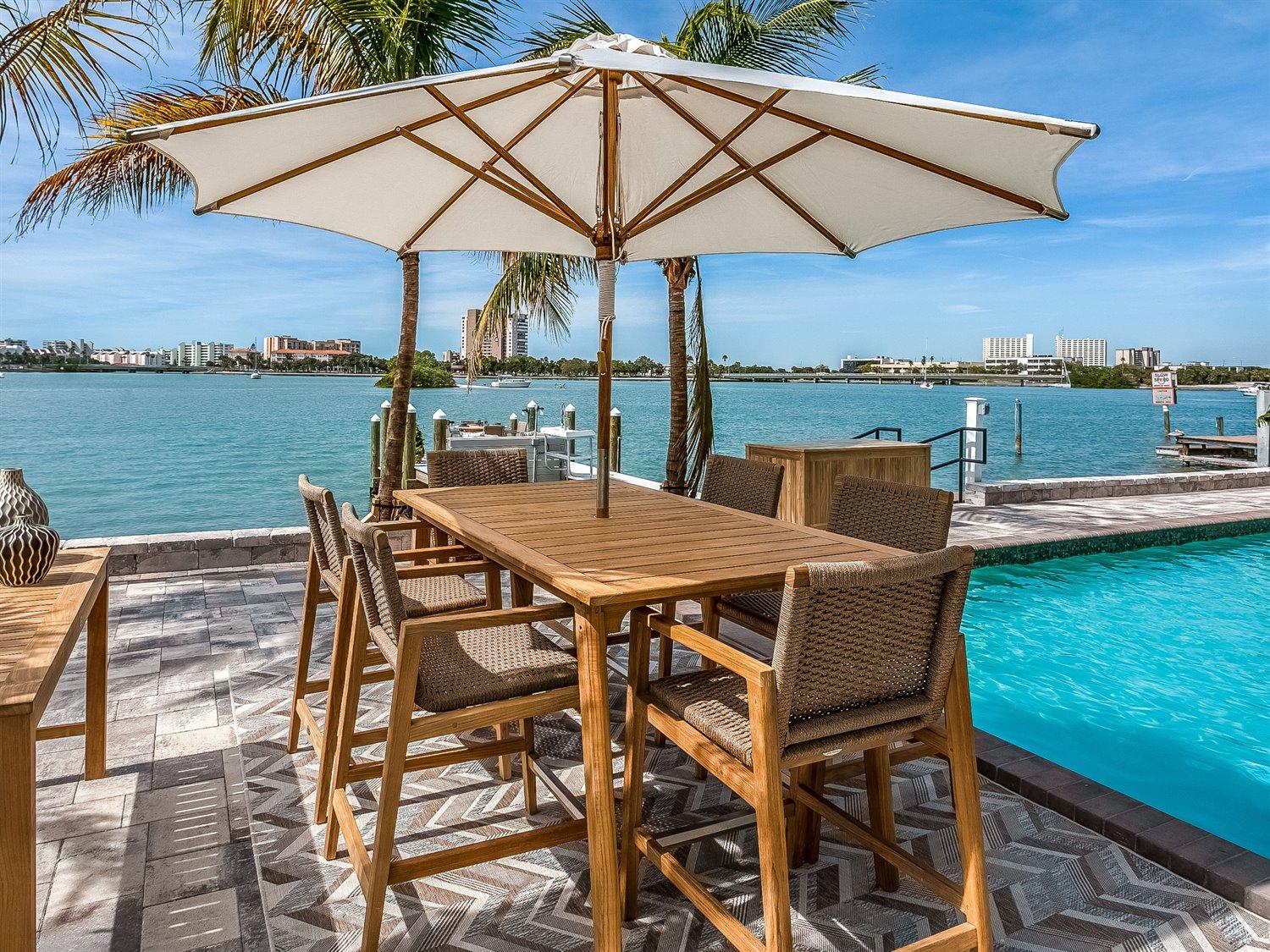 Royal Teak Collection Admiral Bar Set