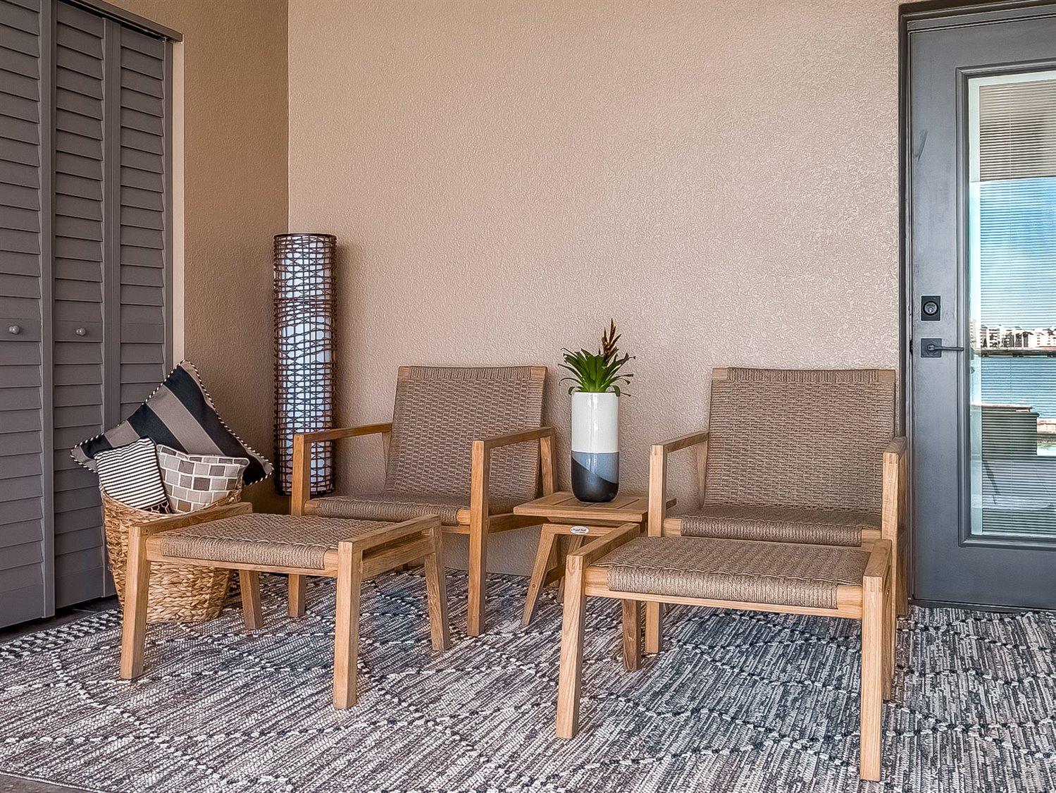 Royal Teak Collection Admiral Outdoor Patio Lounge Set